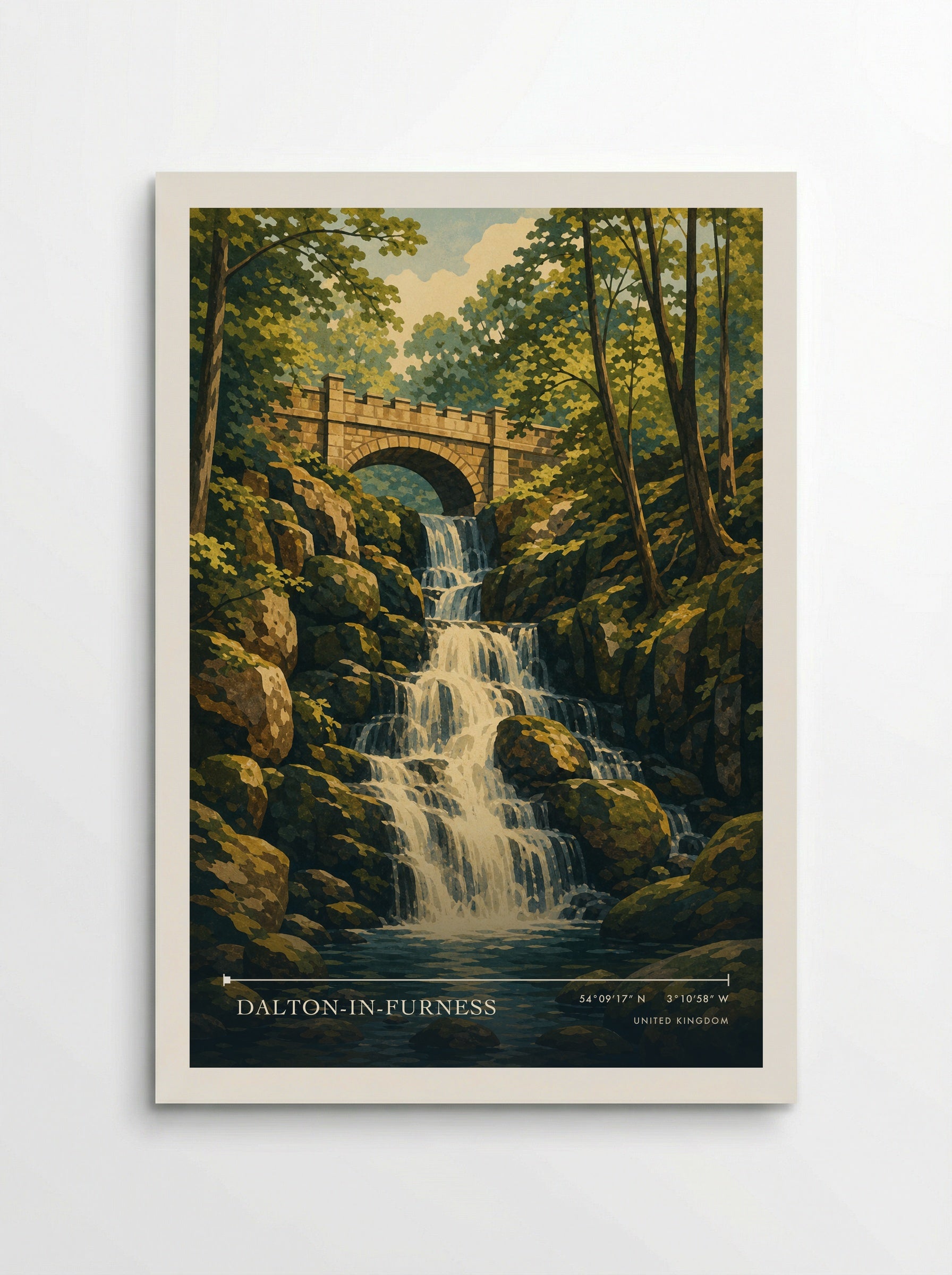 Dalton-in-Furness United Kingdom Travel Poster - Poster