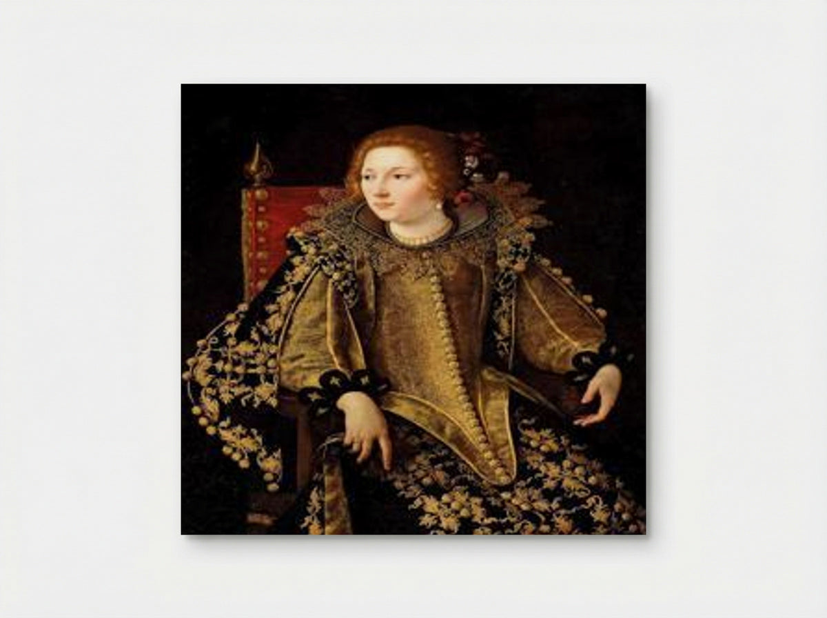 Dame assise de trois-quarts - Artemisia Gentileschi - Poster