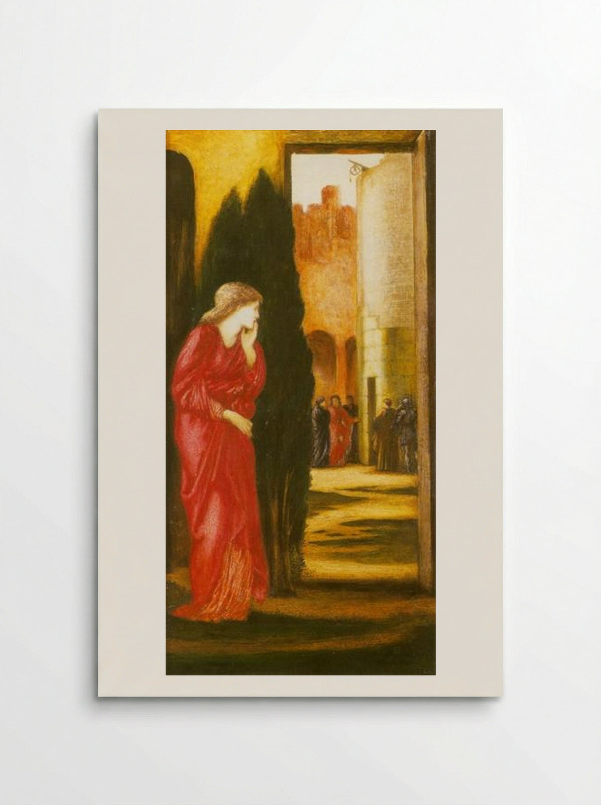 Danae and the Brazen Tower - Edward Burne-Jones - Poster