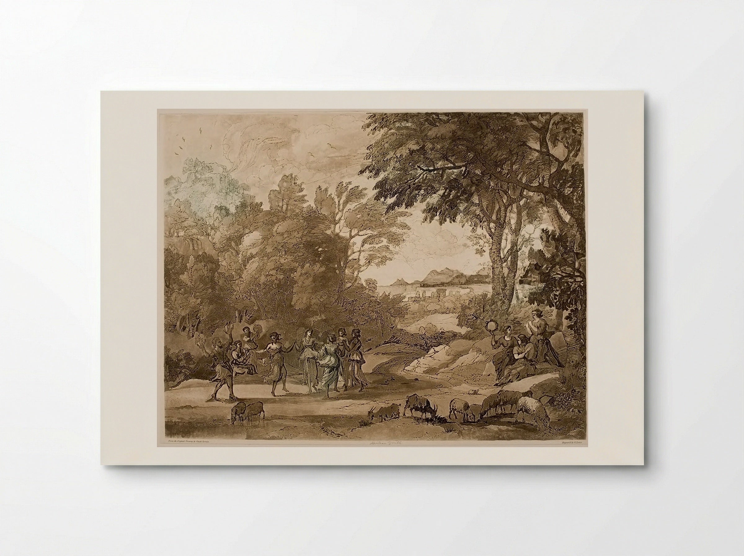 Dance (After Claude Lorrain) - George Robert Lewis - Poster