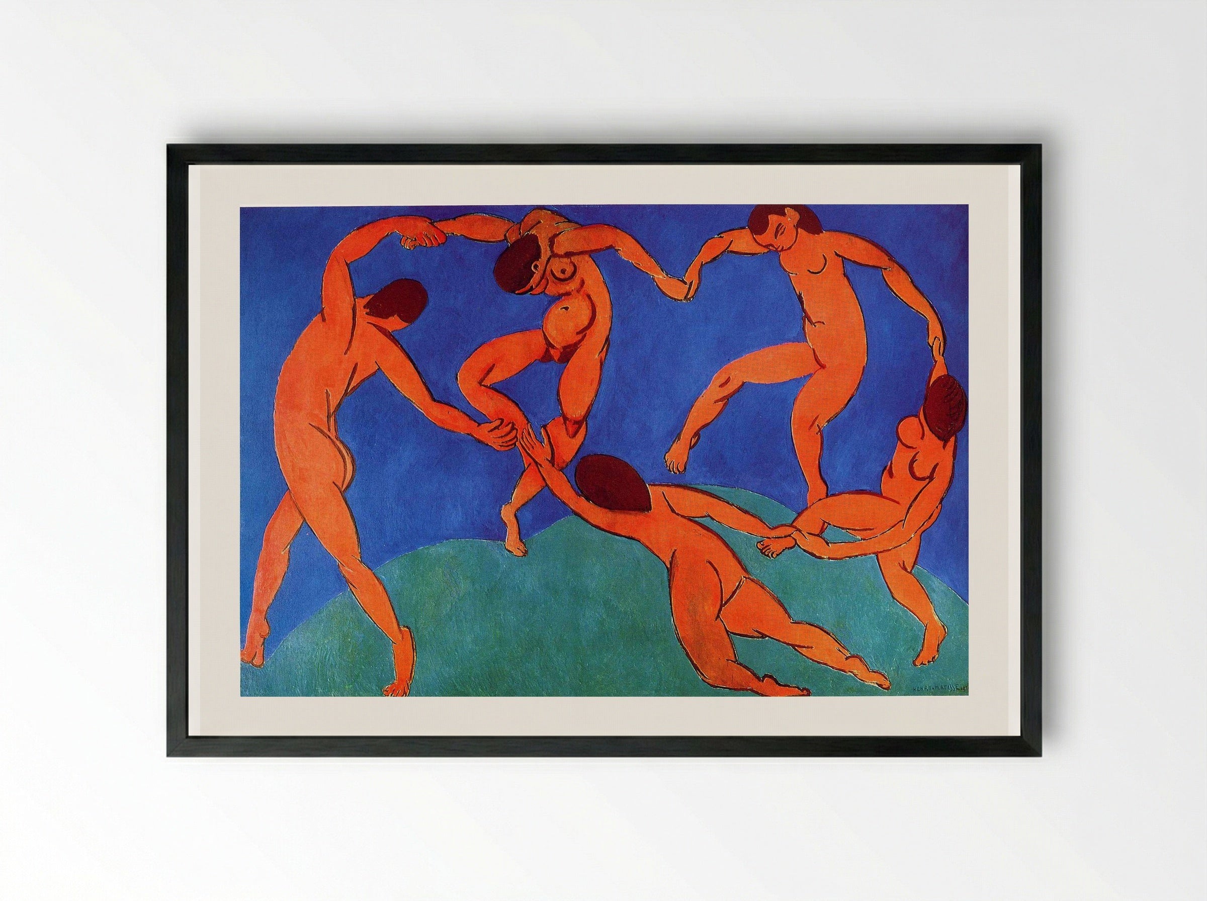 Dance (II) - Henri Matisse - Framed Print Black