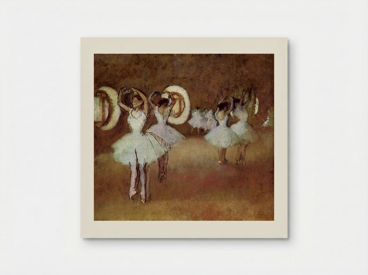 Dance Rehearsal in the Studio of the Opera - Edgar Degas - Poster