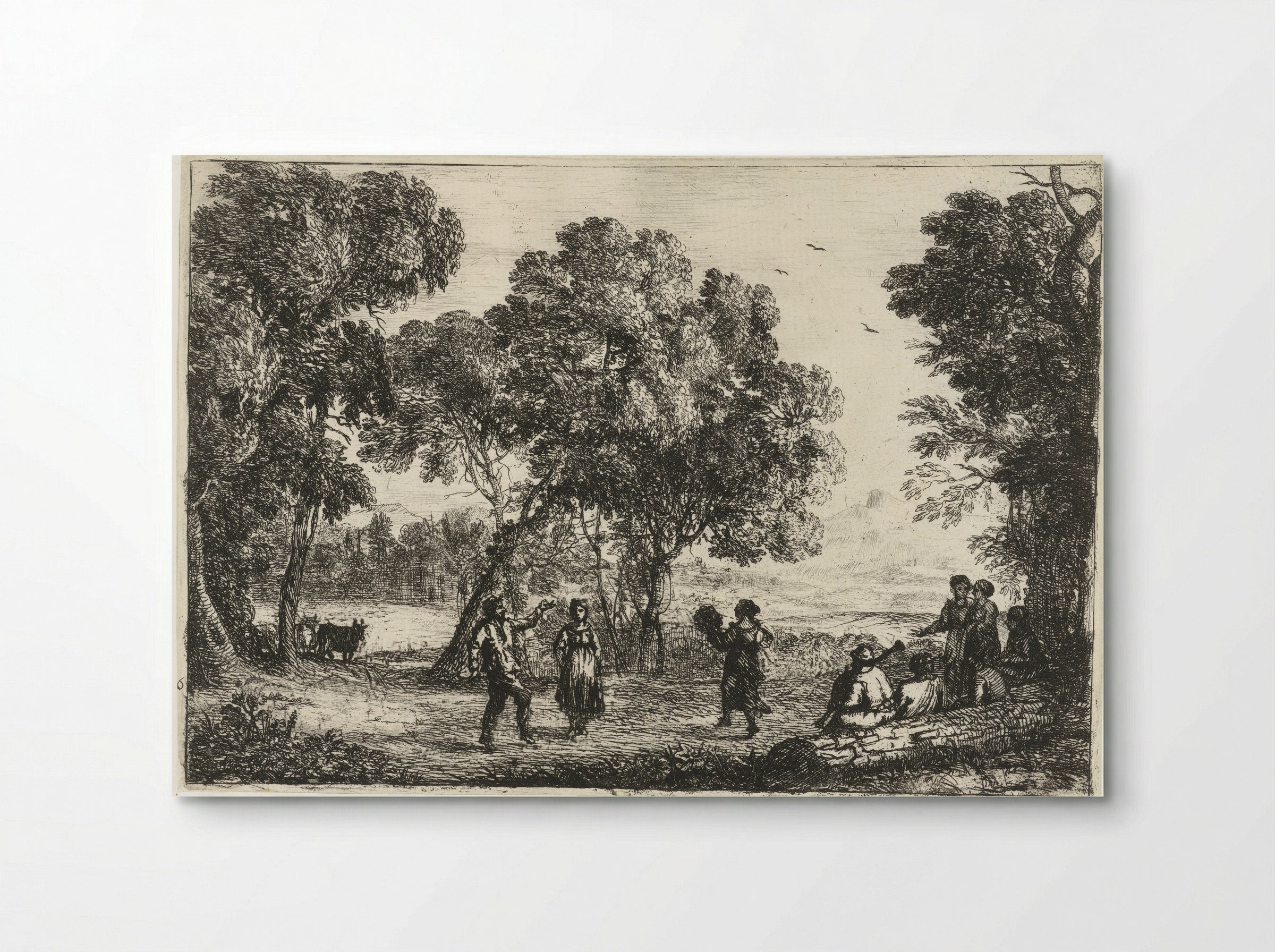 Dance Under the Trees - Claude Lorrain - Poster