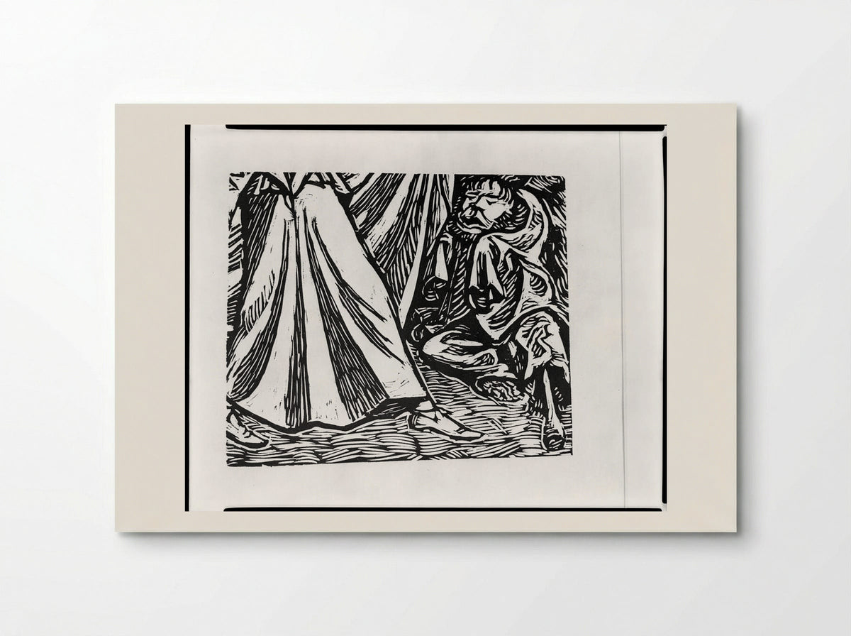 Dance of Death I, Fragment 2 - Ernst Barlach - Poster