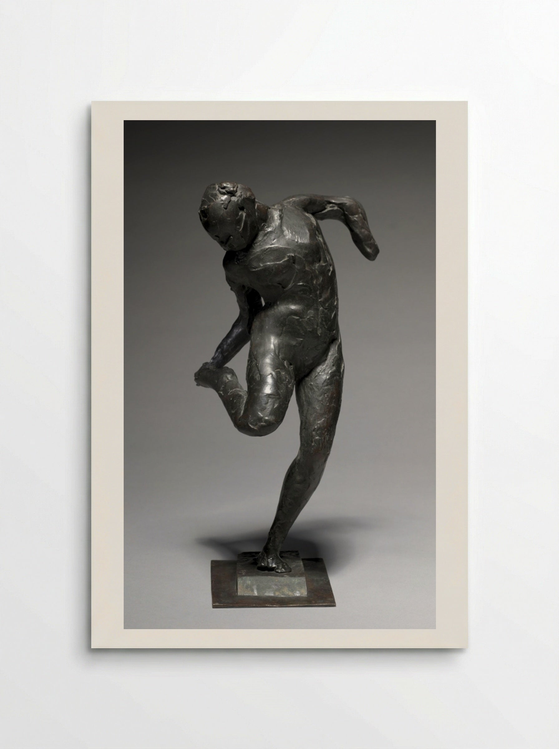 Dancer Looking at the Sole of her Right Foot - Edgar Degas - Poster