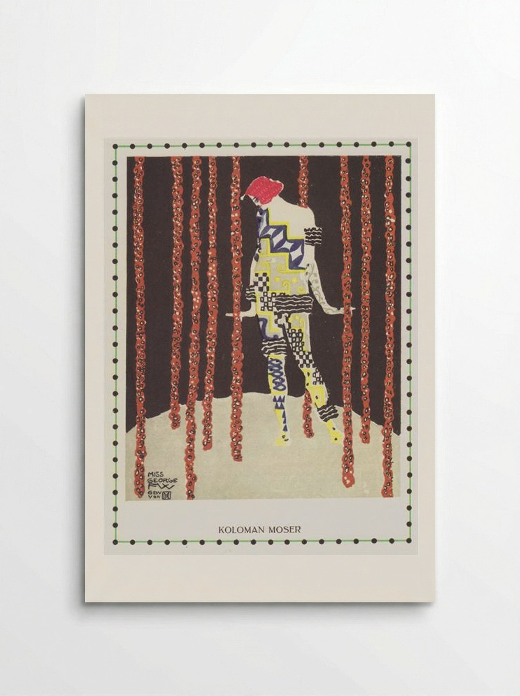 Dancer Miss Olga George - Koloman Moser - Poster