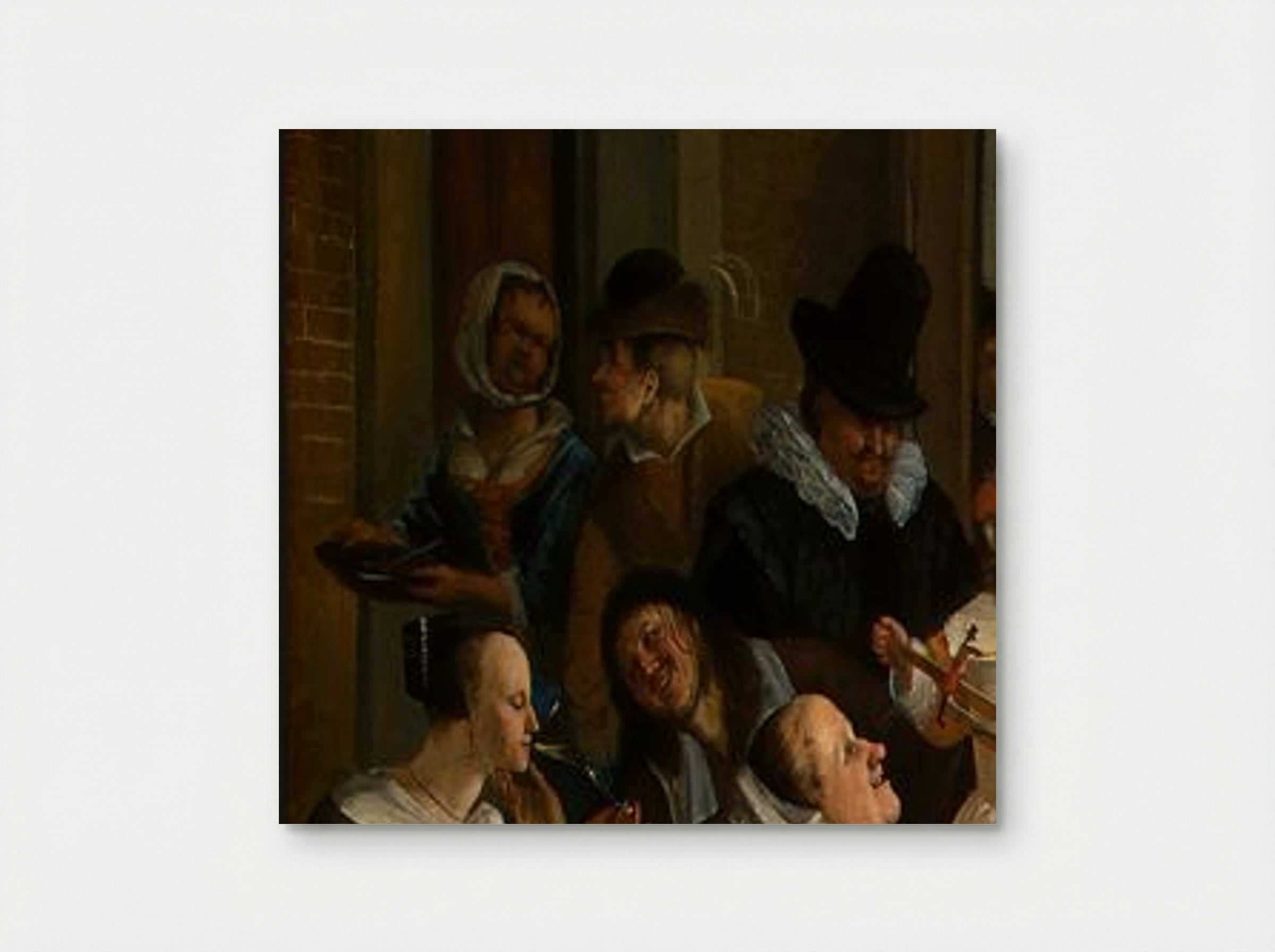 Dancing Couple (Detail) - Jan Steen - Poster