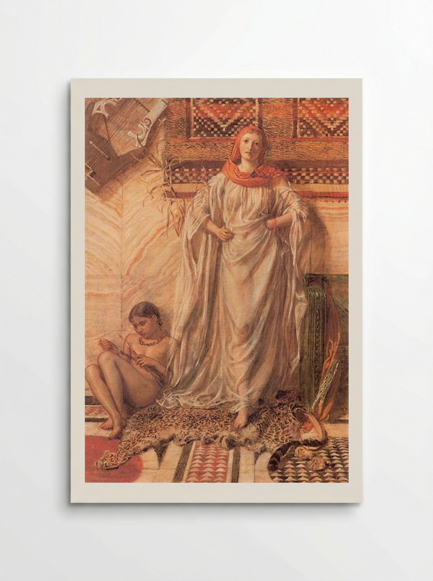 Dancing Girl Resting - Albert Joseph Moore - Poster