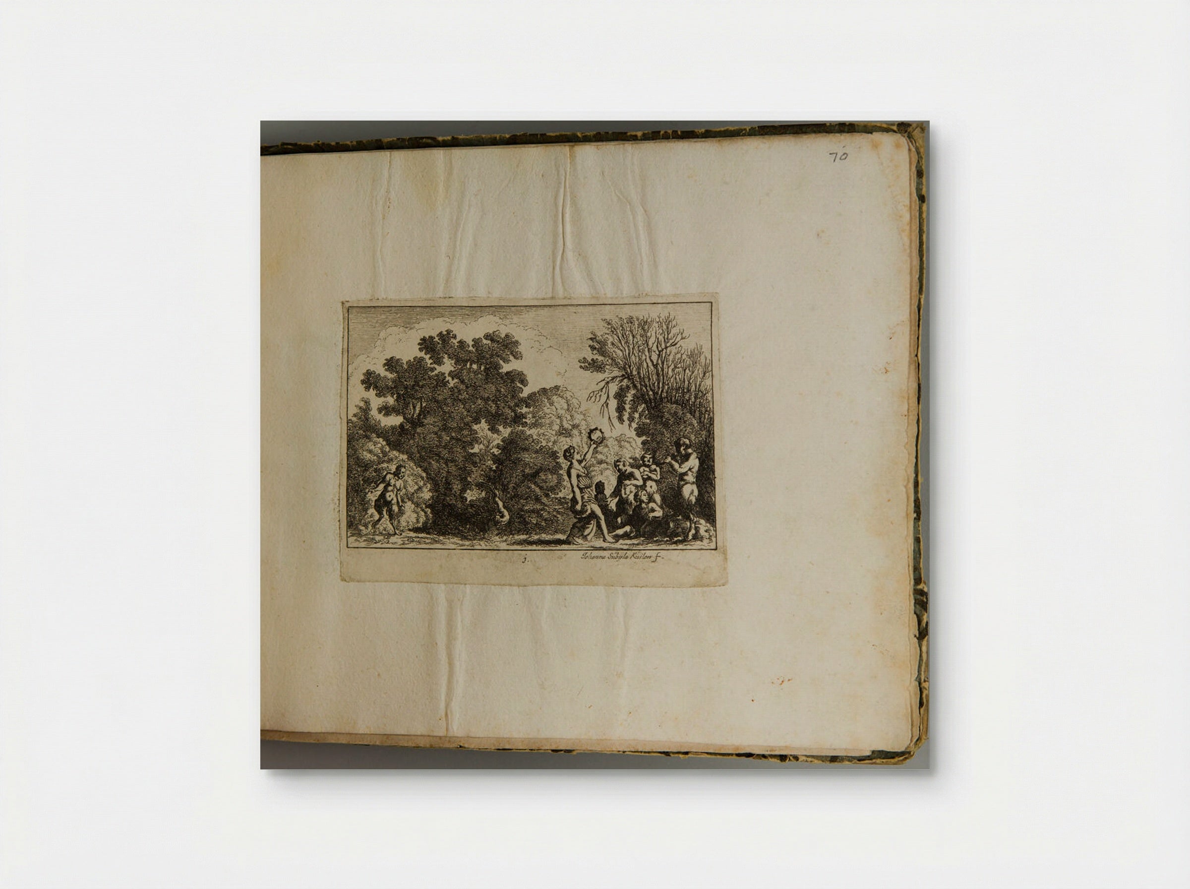 Dancing Nymphs and Satyrs - Johanna Sibylla Küsel - Poster