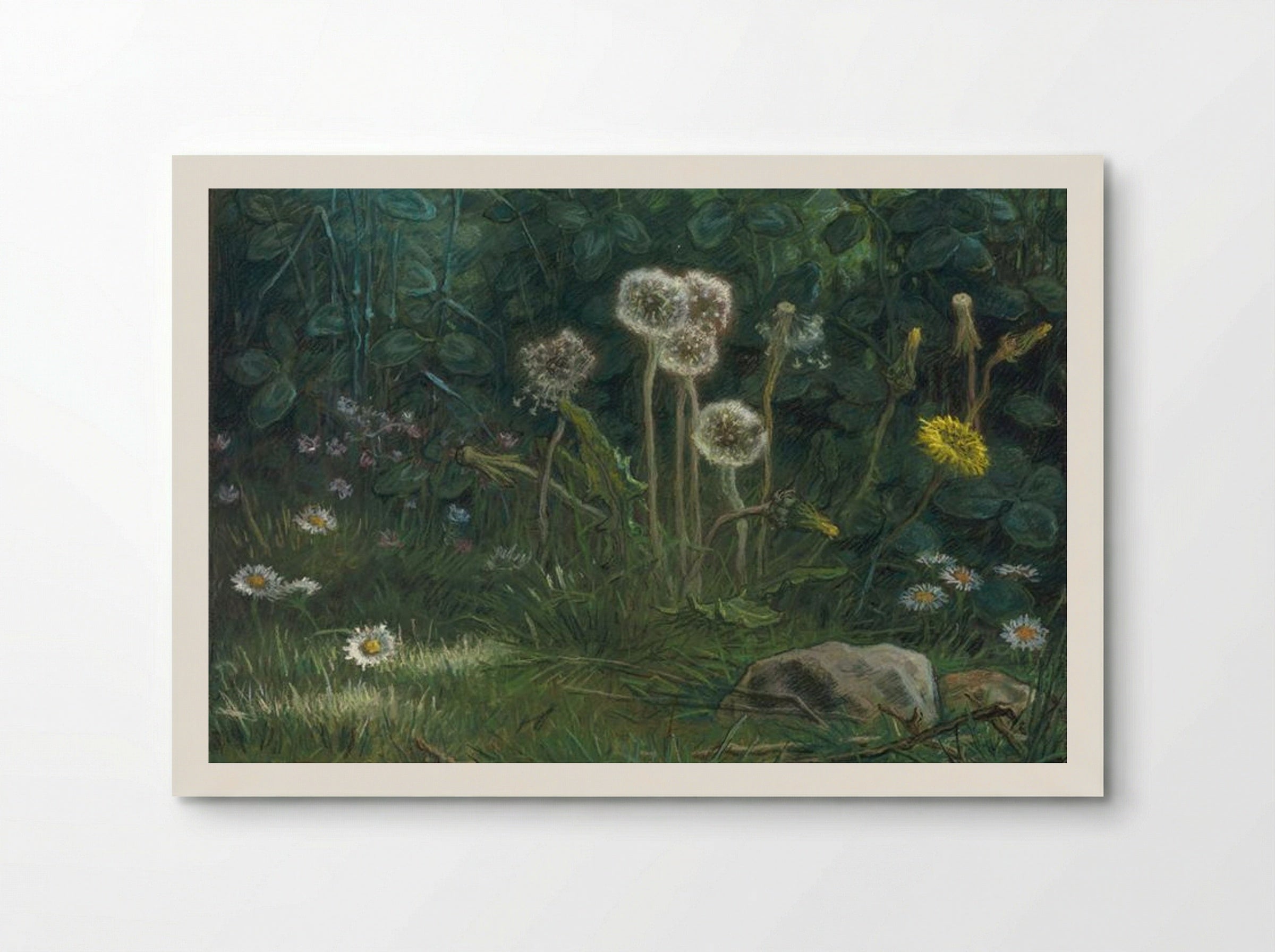Dandelions - Jean-François Millet - Poster