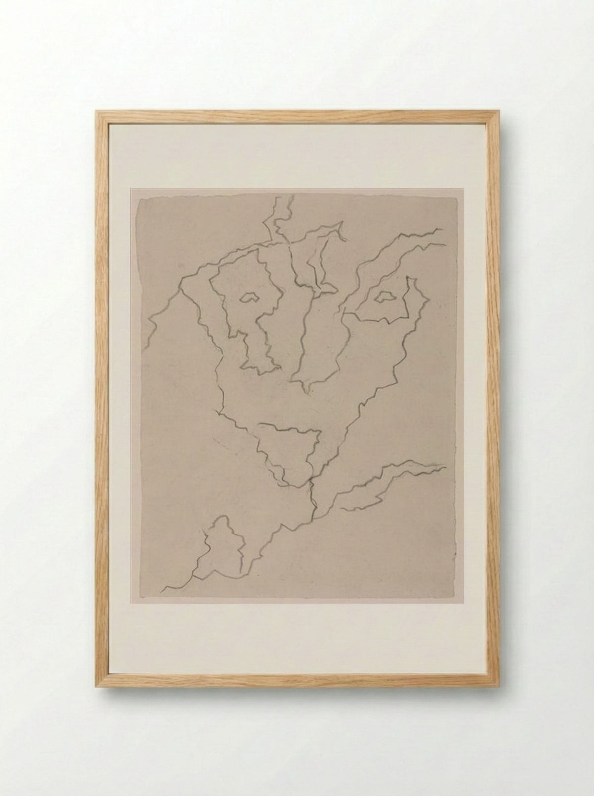 Danger of Death - Jean Arp - Framed Print Wood