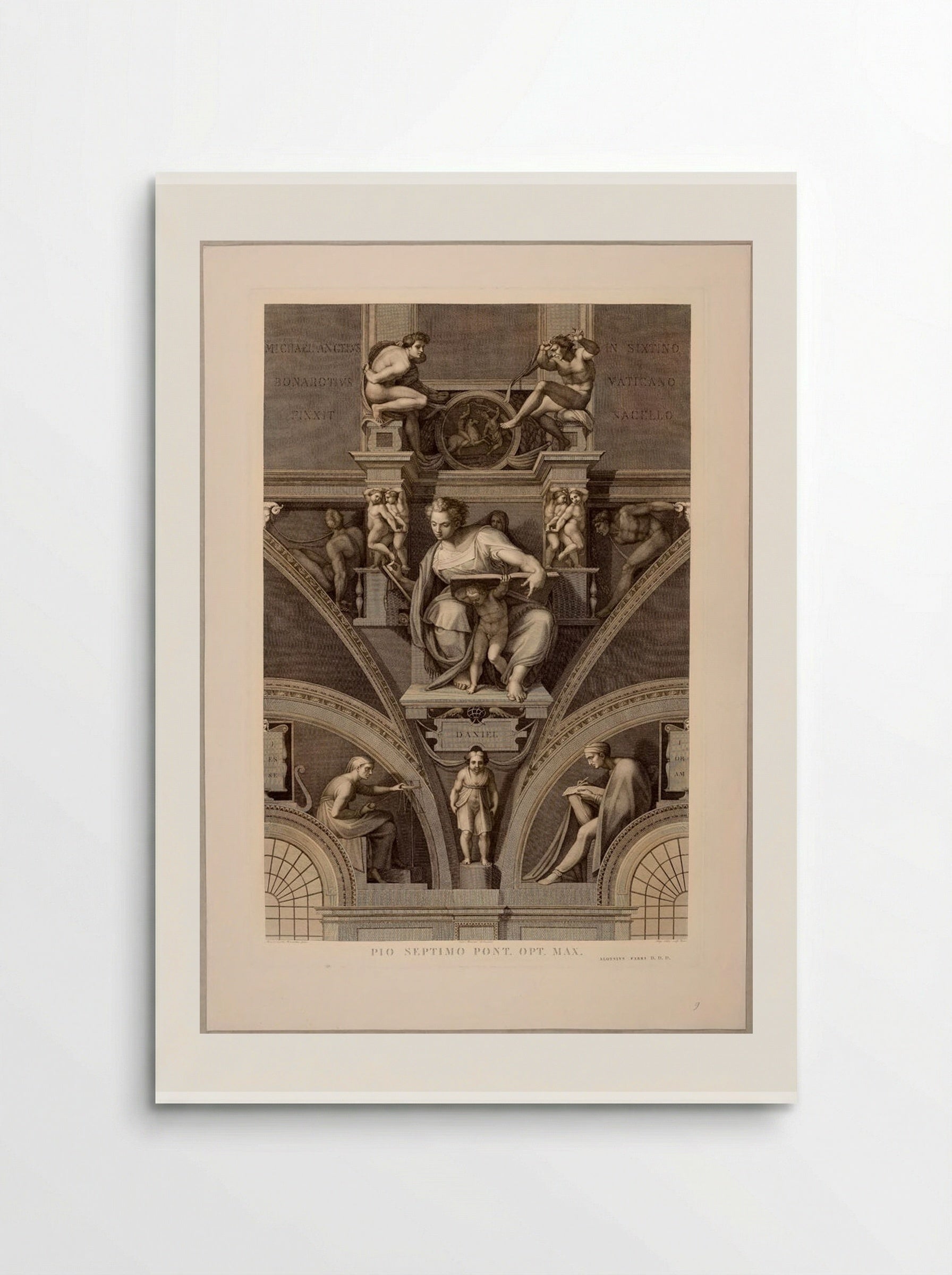 Daniel (After Michelangelo) - Domenico Cunego - Poster
