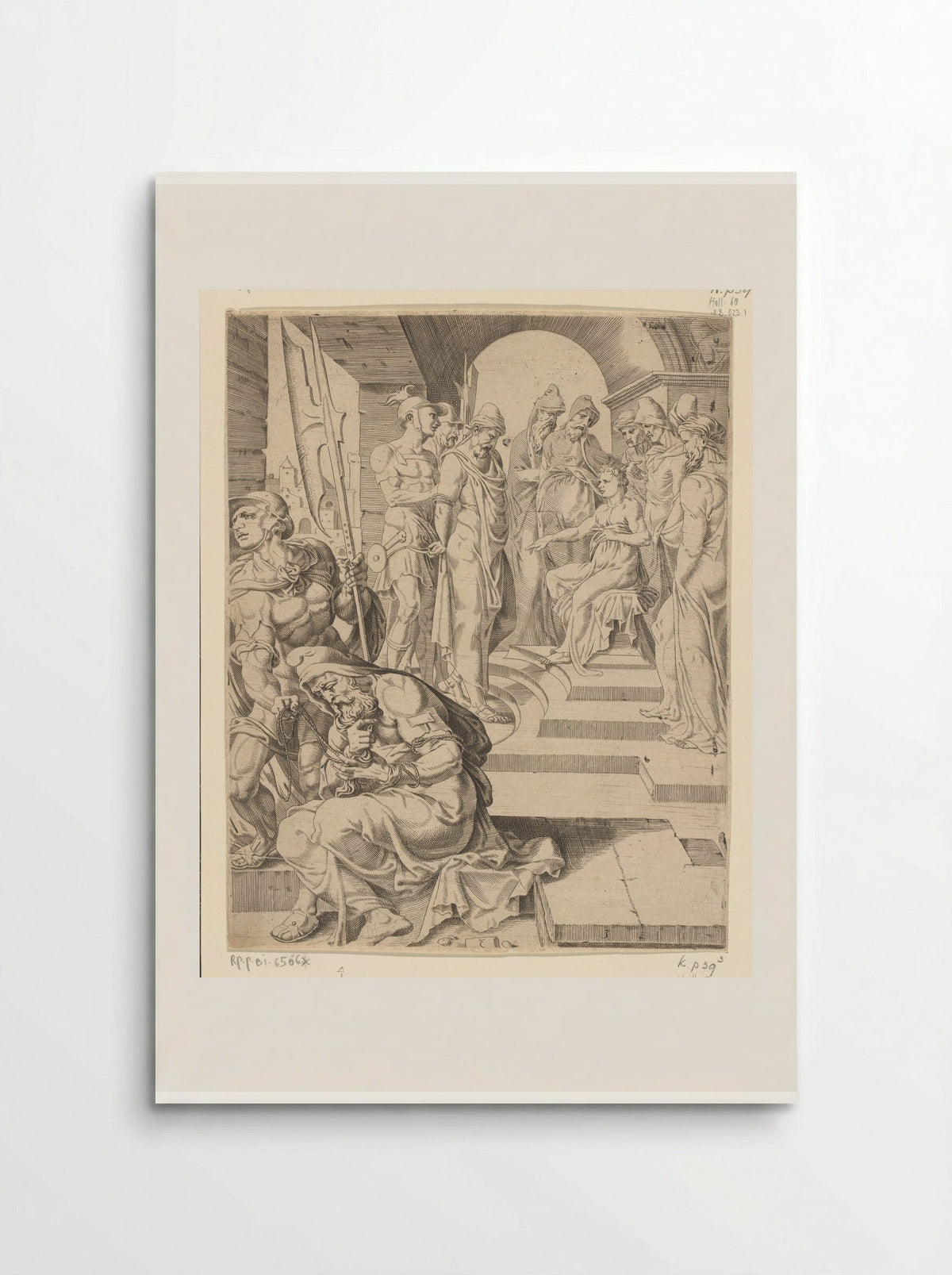 Daniel Judging the Elders - Dirck Volckertsz. Coornhert - Poster