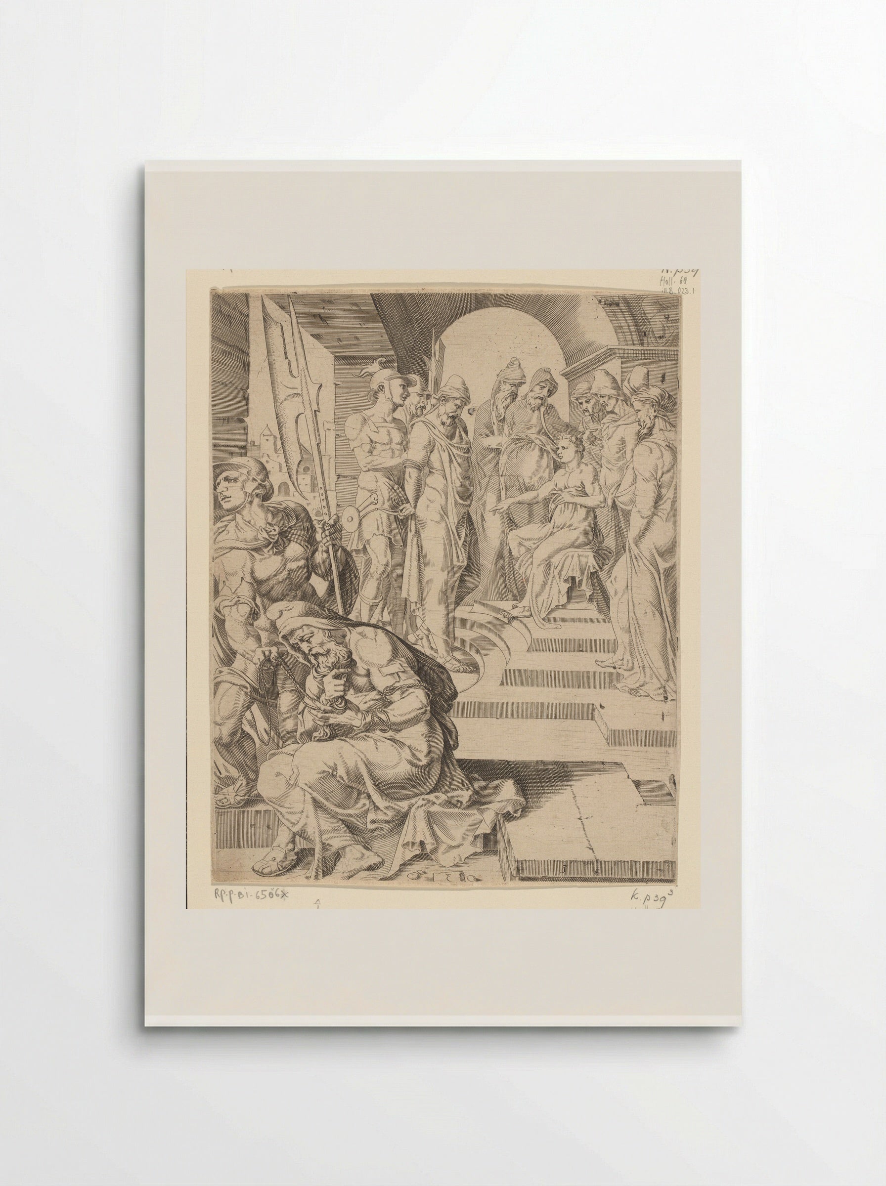 Daniel Judging the Elders - Dirck Volckertsz. Coornhert - Poster