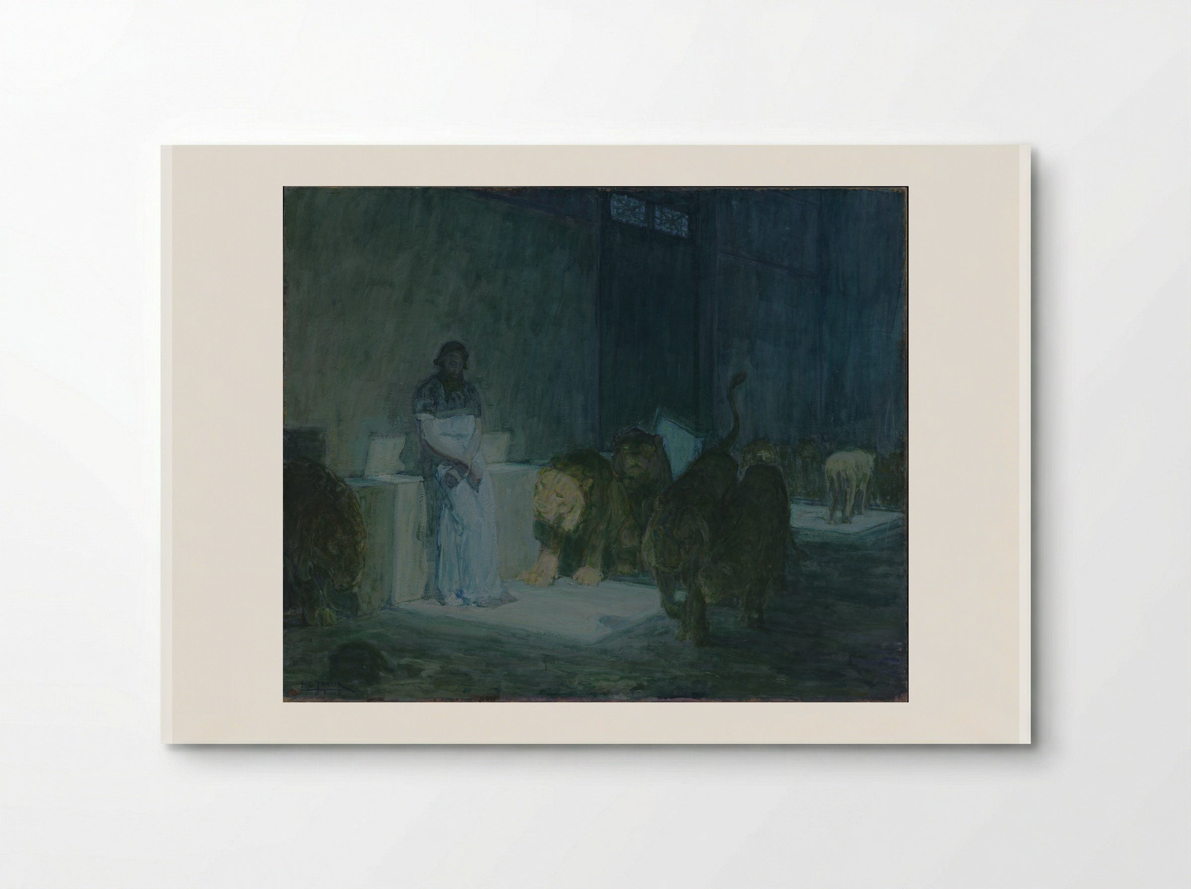 Daniel in the Lions' Den - Henry Ossawa Tanner - Poster