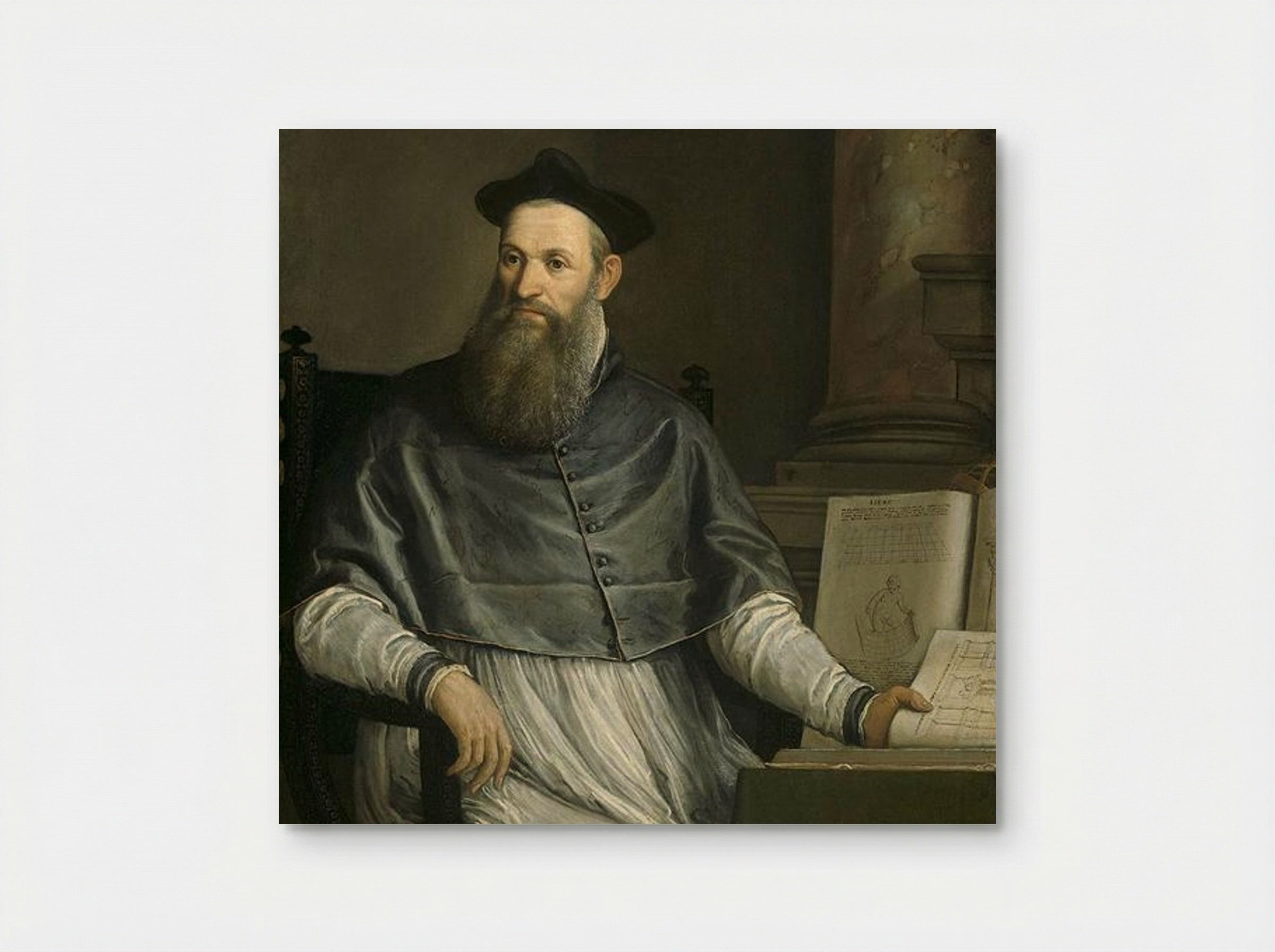 Daniele Barbaro - Paolo Veronese - Poster