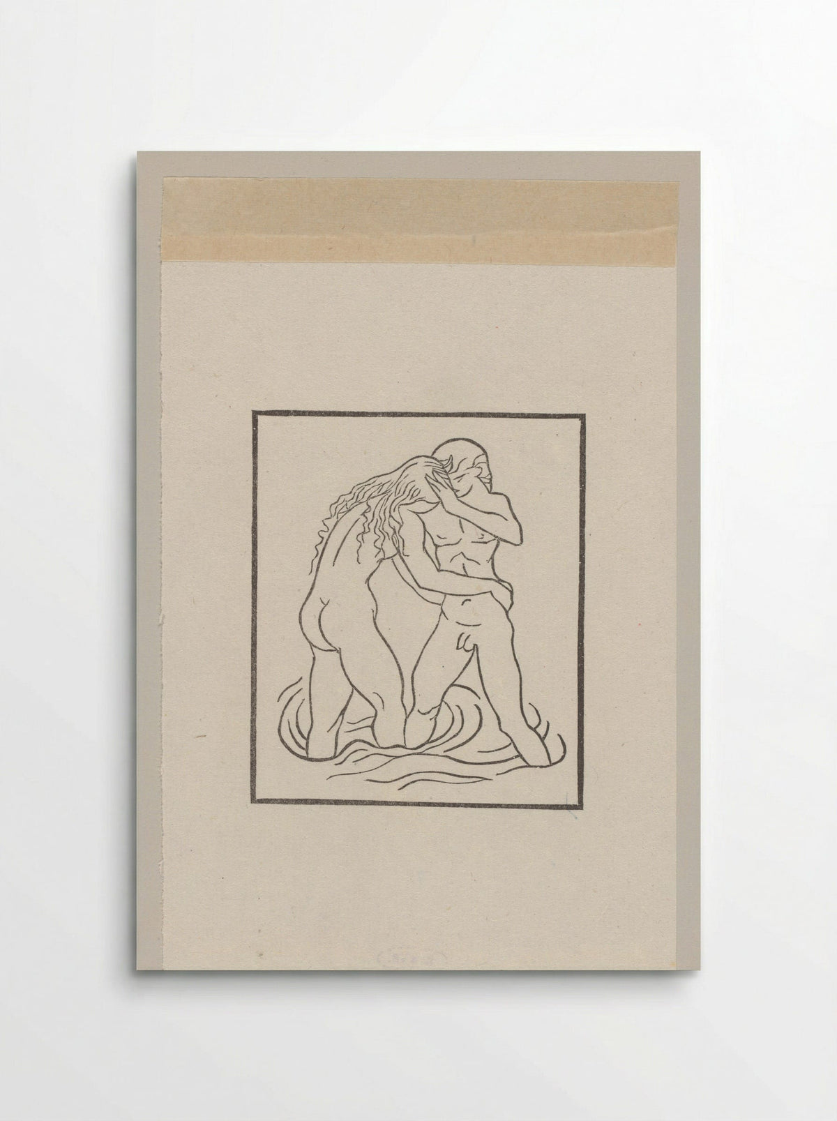 Daphnis and Chloe at the Nymphs' Grotto - Aristide Maillol - Poster