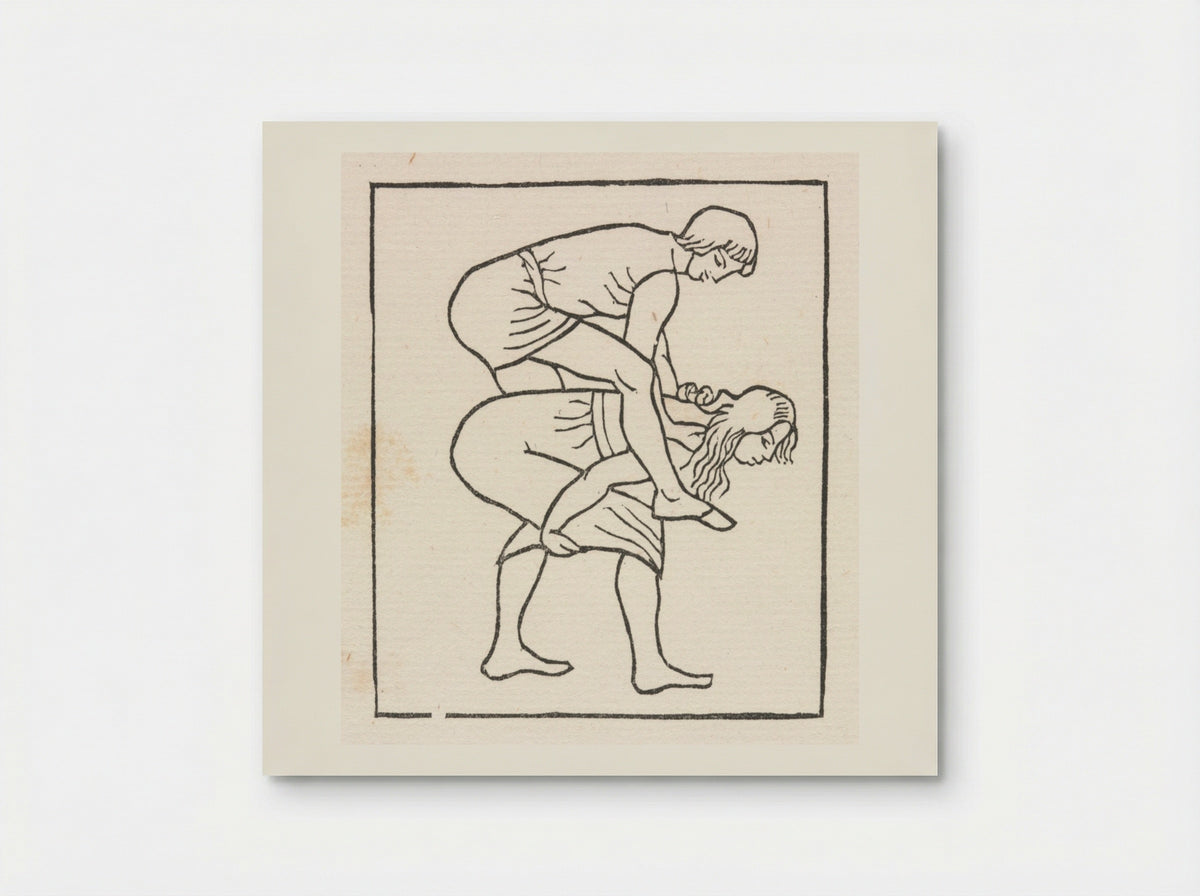 Daphnis and Chloe: Daphnis Puts the Apple into Chloe's Bosom - Aristide Maillol - Poster