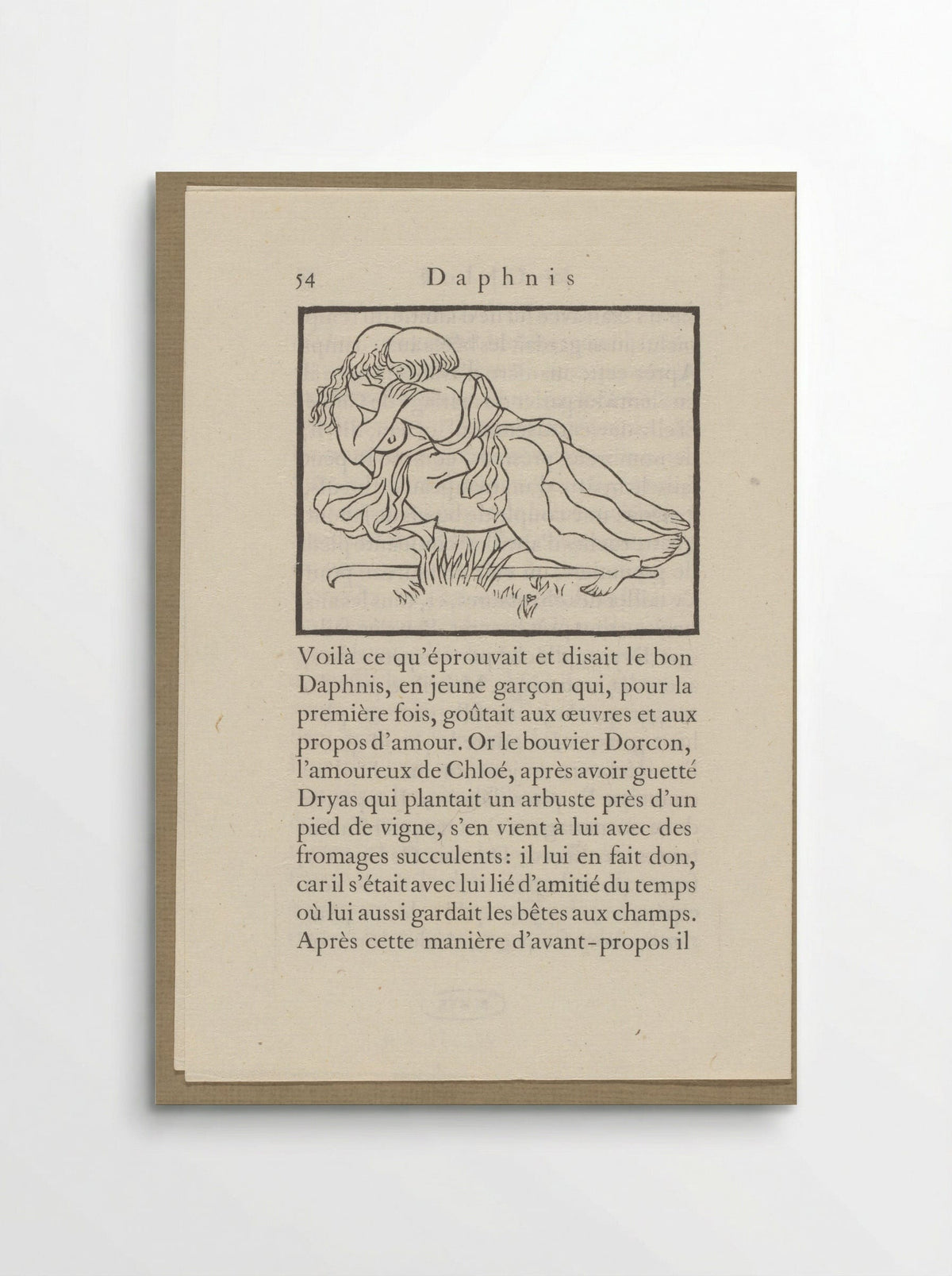 Daphnis and Chloe - Aristide Maillol - Poster