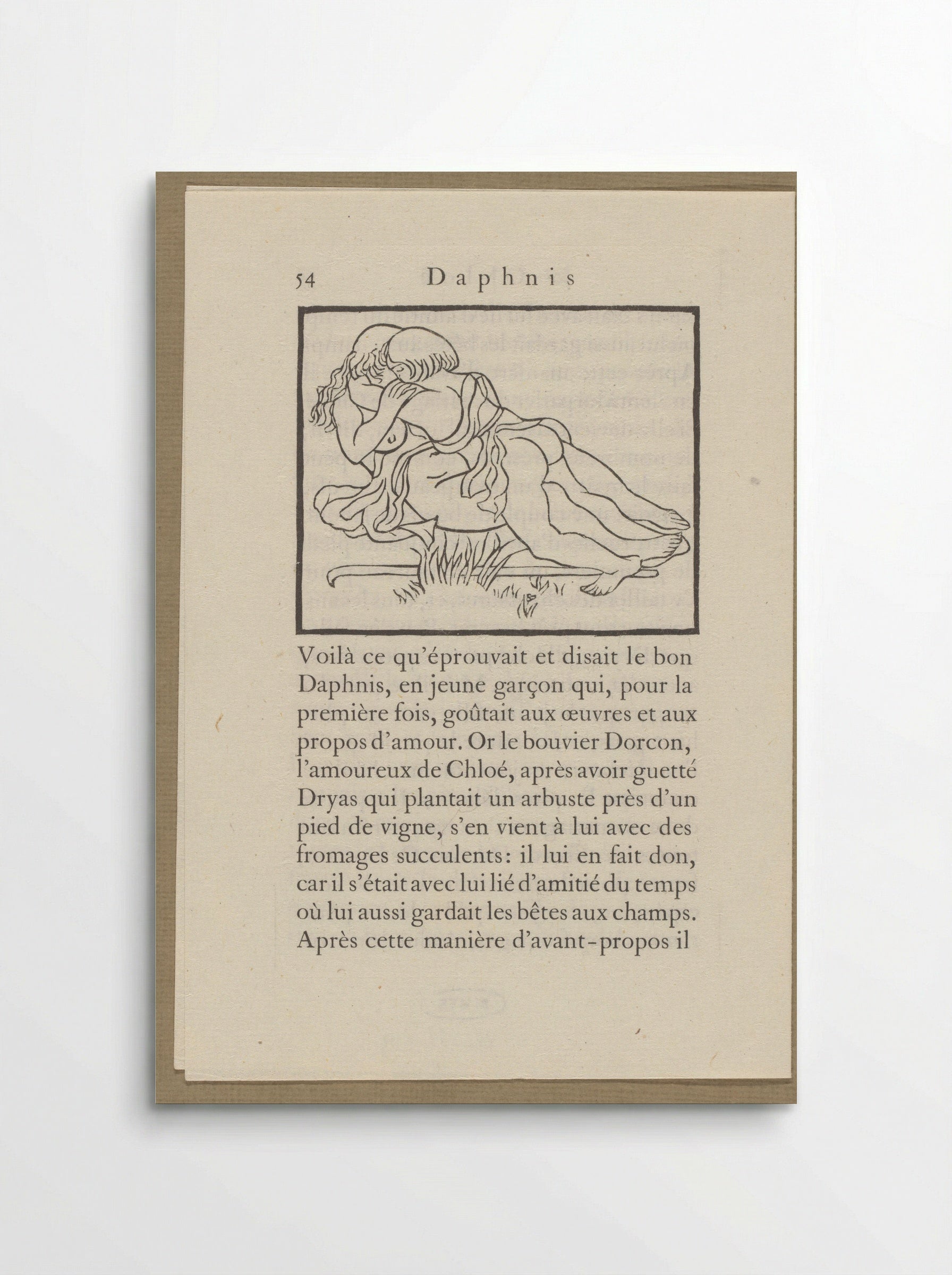 Daphnis and Chloe - Aristide Maillol - Poster