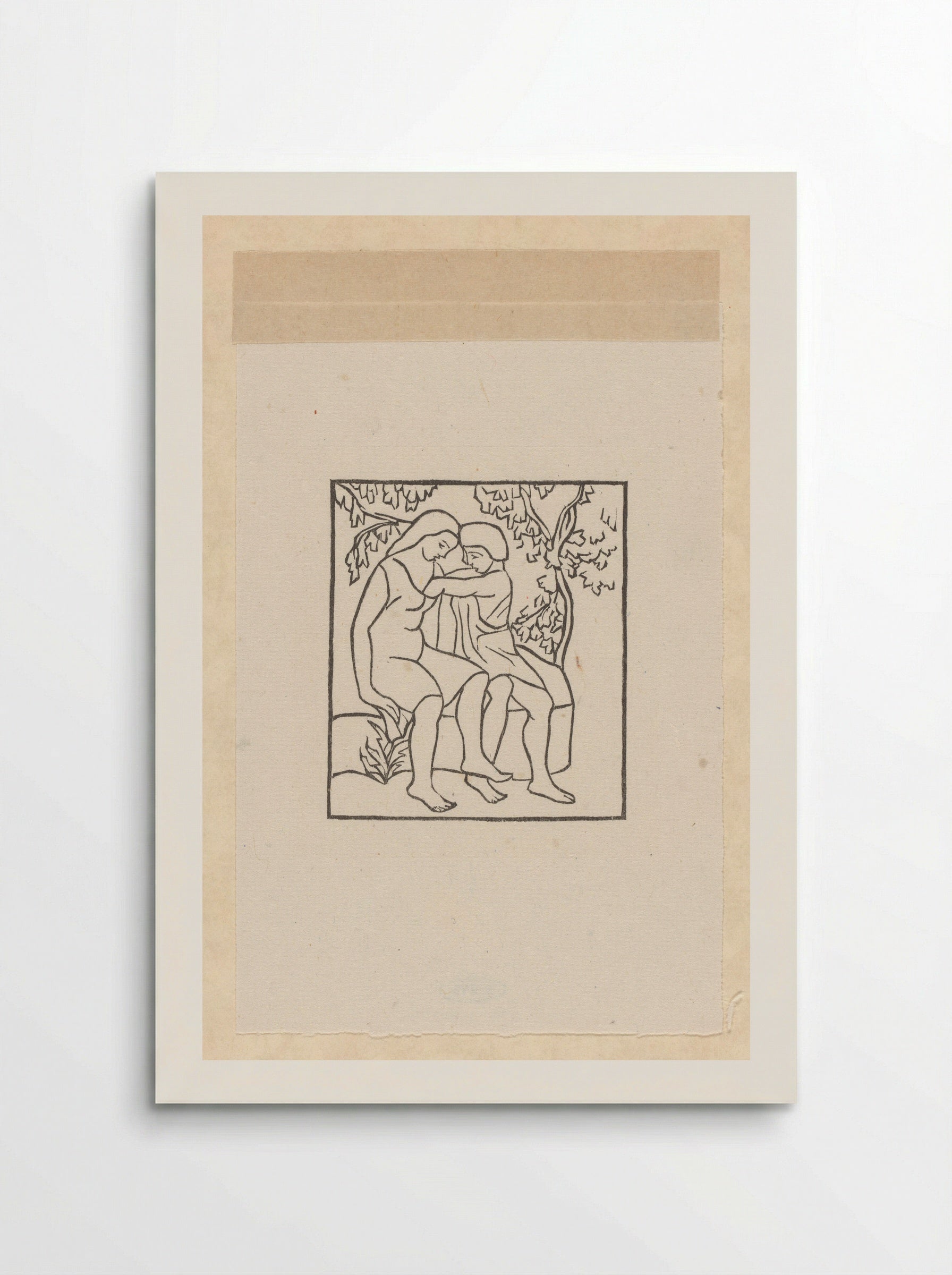 Daphnis haalt een cicade uit de jurk van Chloë - Aristide Maillol - Poster