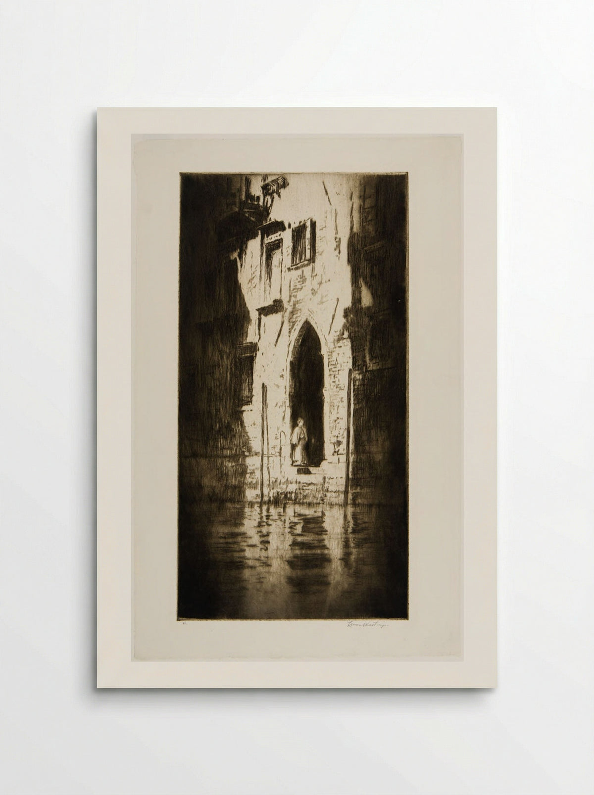 Dark Doorway - Levon West - Poster