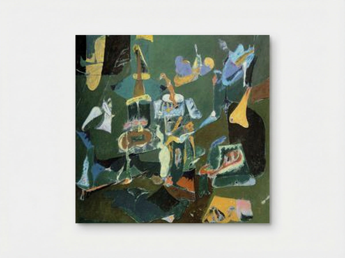 Dark Green Painting - Arshile Gorky - Poster