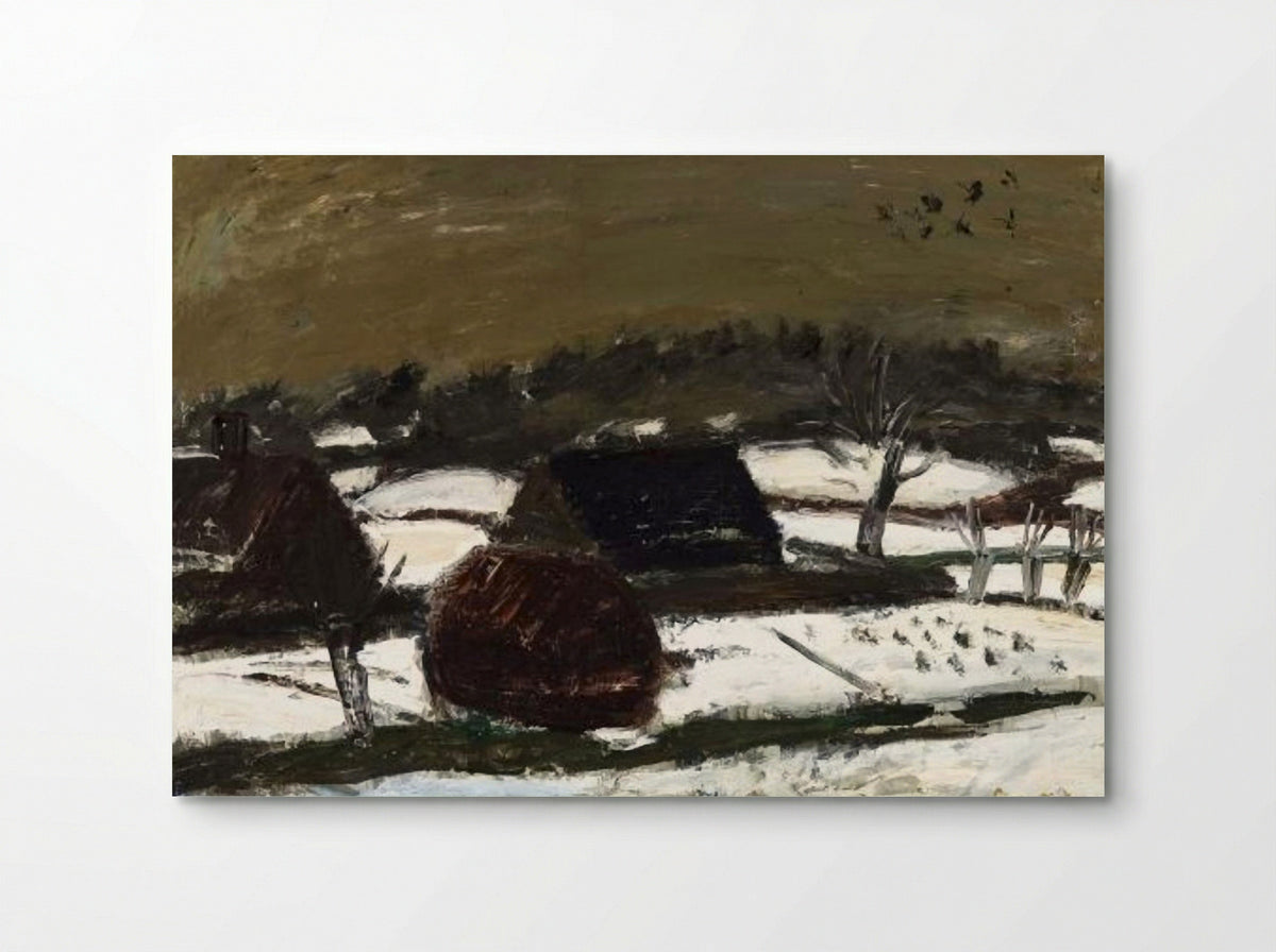 Dark Snow - Gustave de Smet - Poster