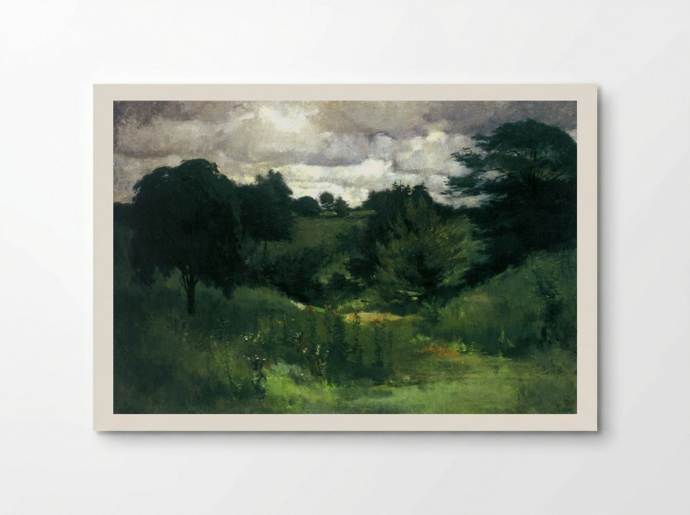 Dark Trees, Cincinnati - John Henry Twachtman - Poster