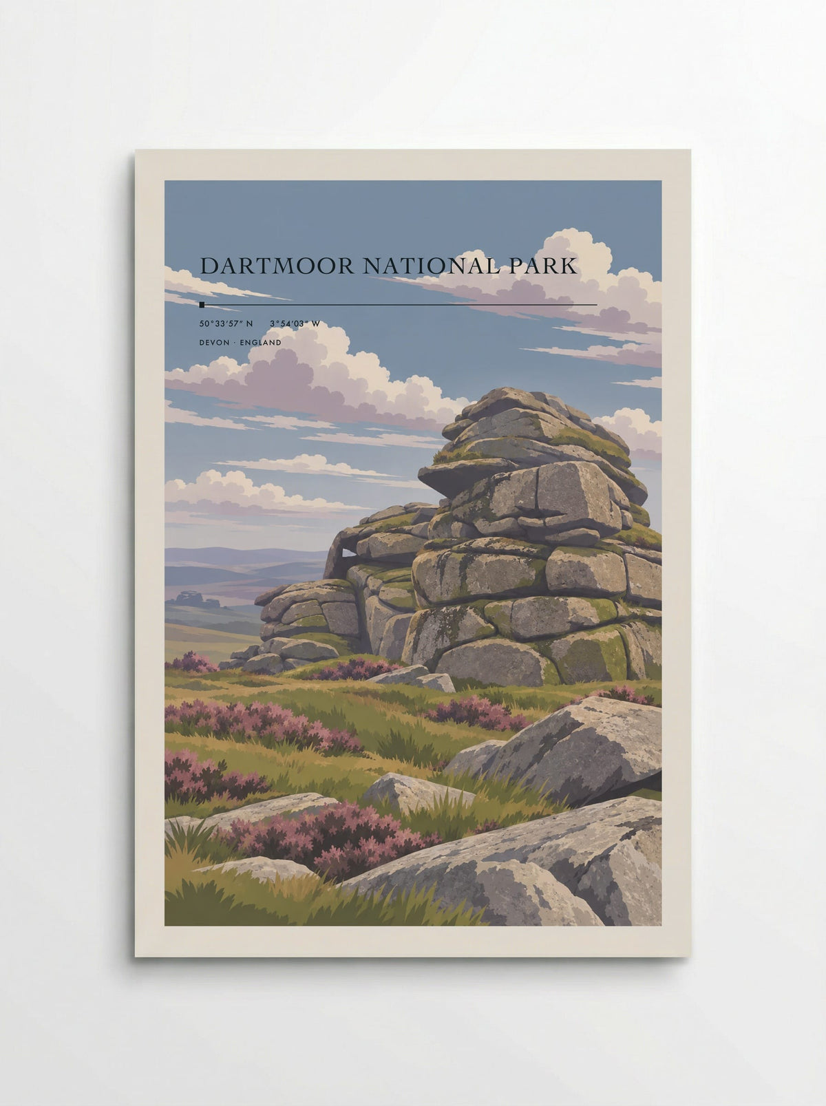 Dartmoor National Park, Devon | Travel Poster - Poster