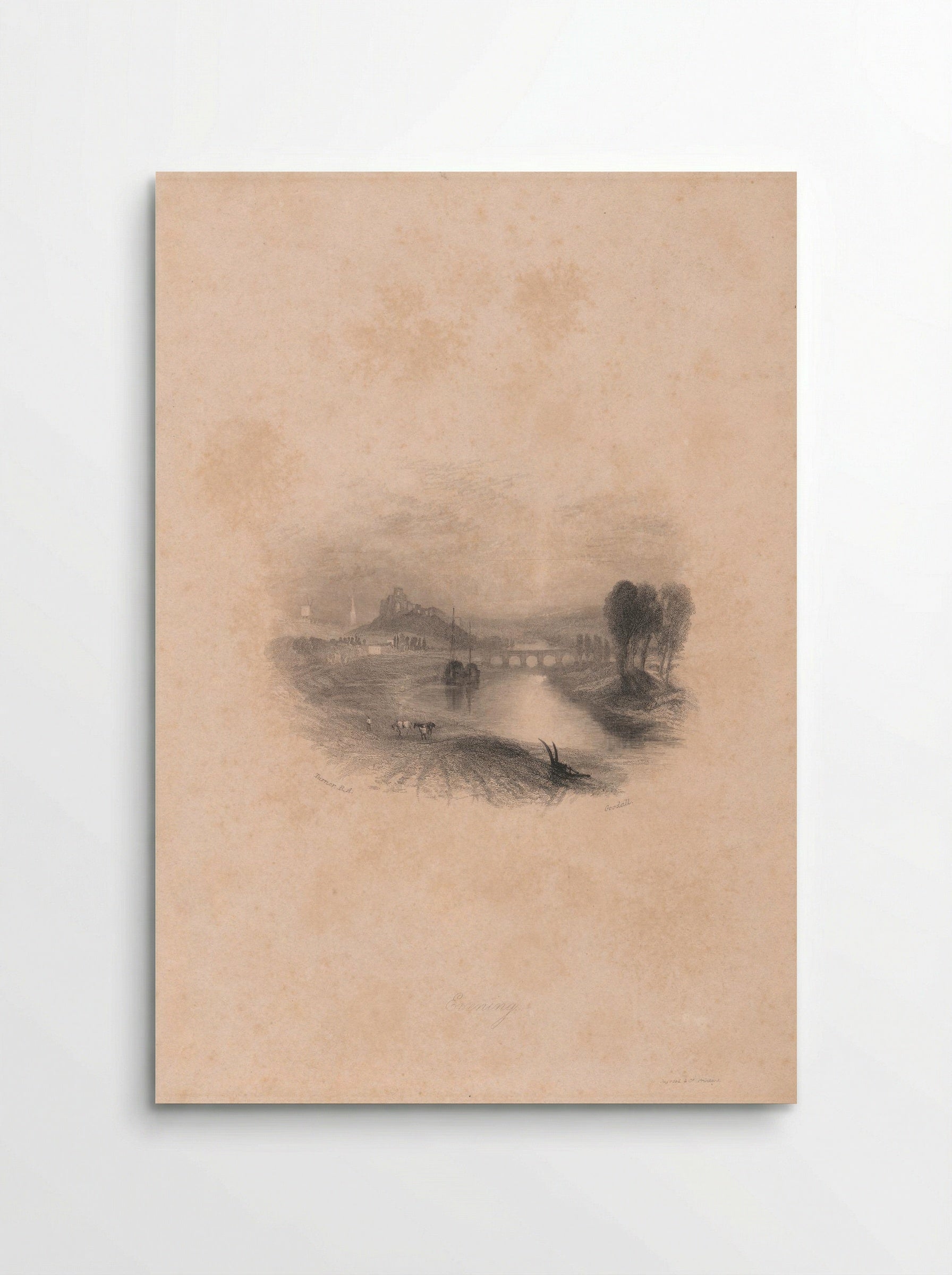 Datur hora quieti - Edward Goodall - Poster