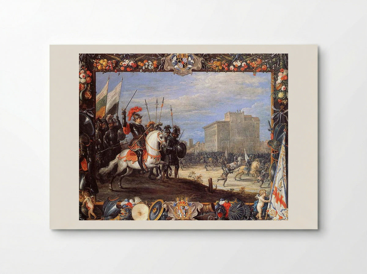 David Antonio Manocada Repulses Caberra - David Teniers the Younger - Poster