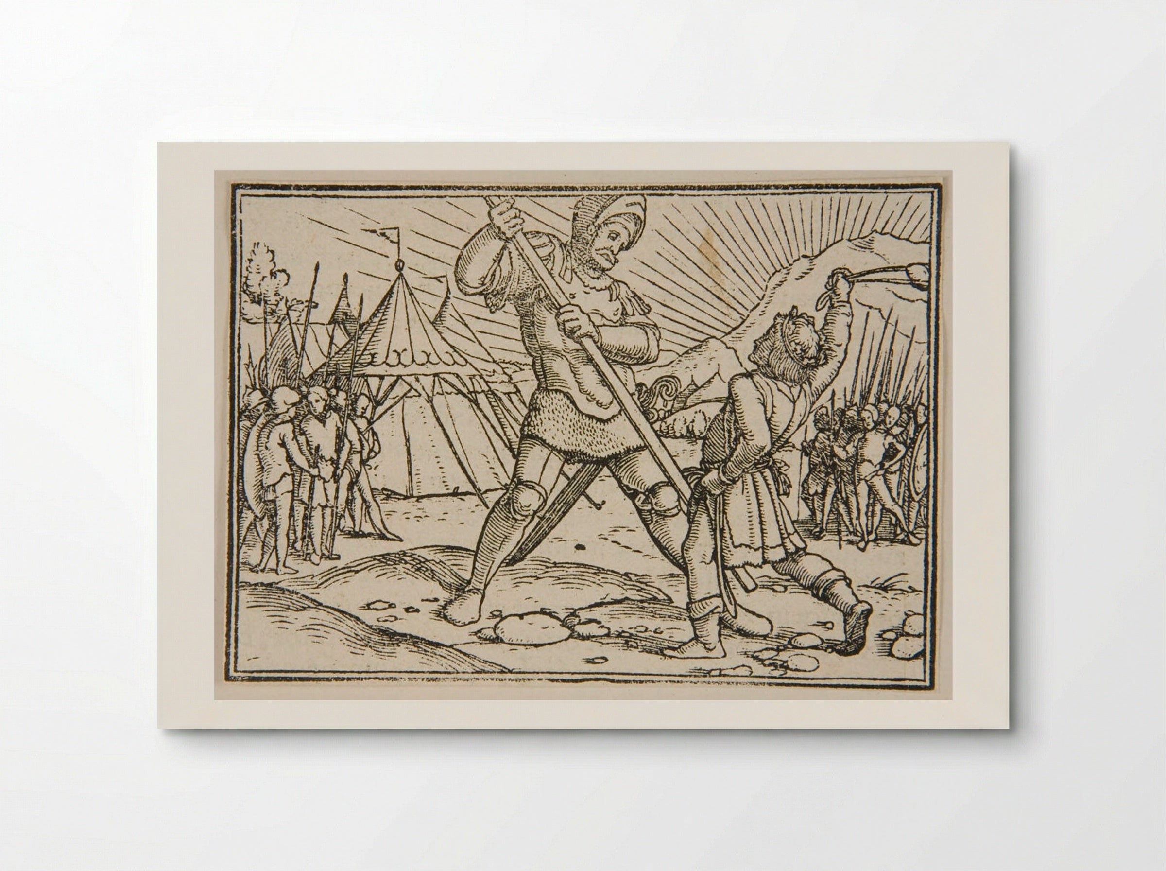 David Kills Goliath - Hans Holbein the Younger - Poster