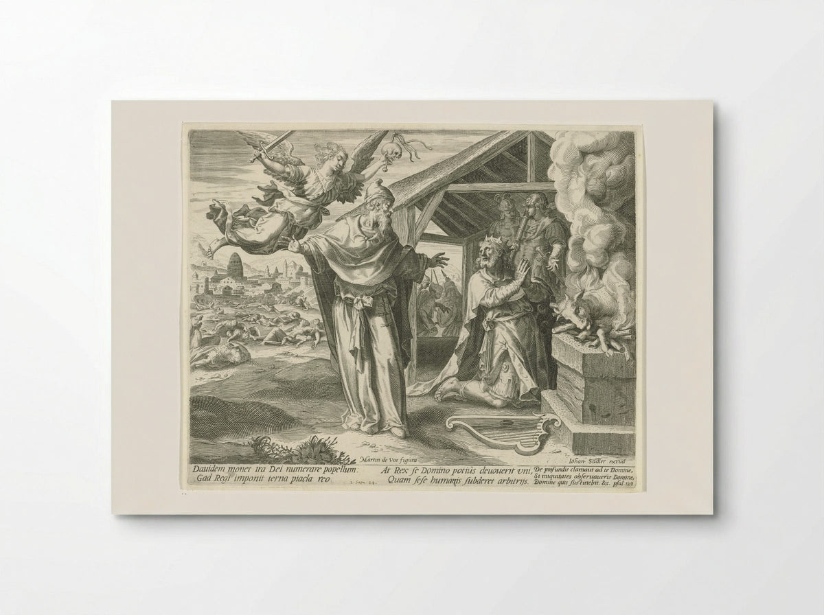David Offering to God - Aegidius Sadeler (II) - Poster