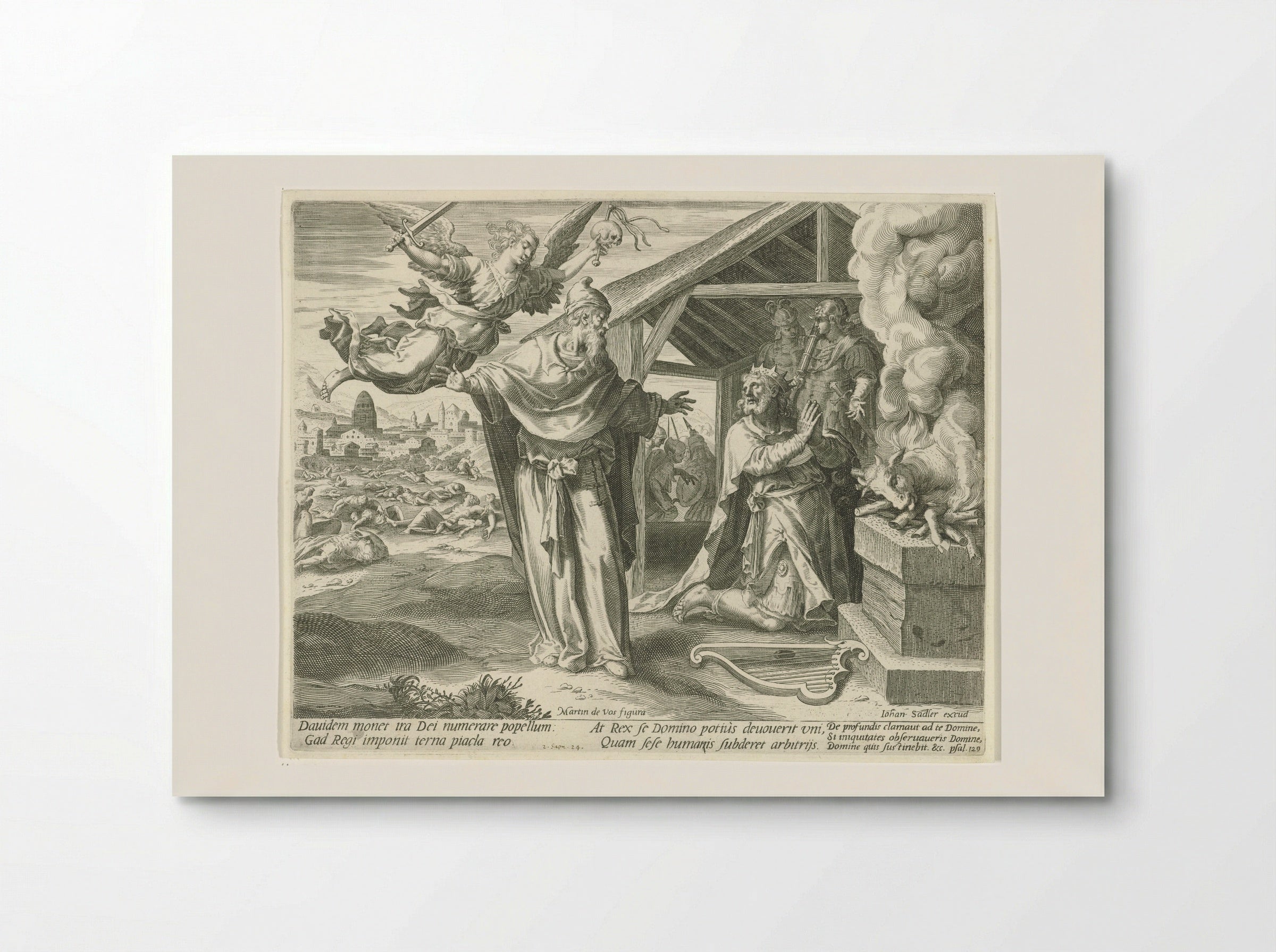 David Offering to God - Aegidius Sadeler (II) - Poster