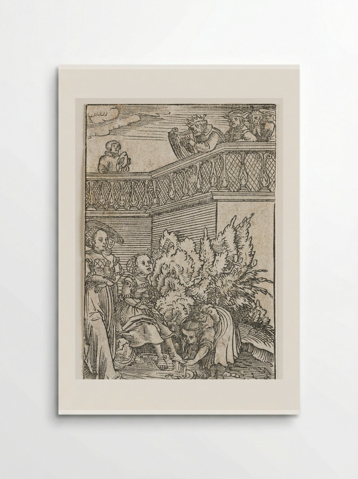 David and Bathsheba - Lucas Cranach the Elder - Poster