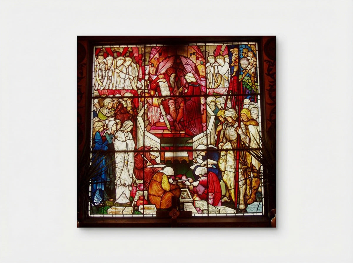 David's Charge to Solomon - Edward Burne-Jones - Poster