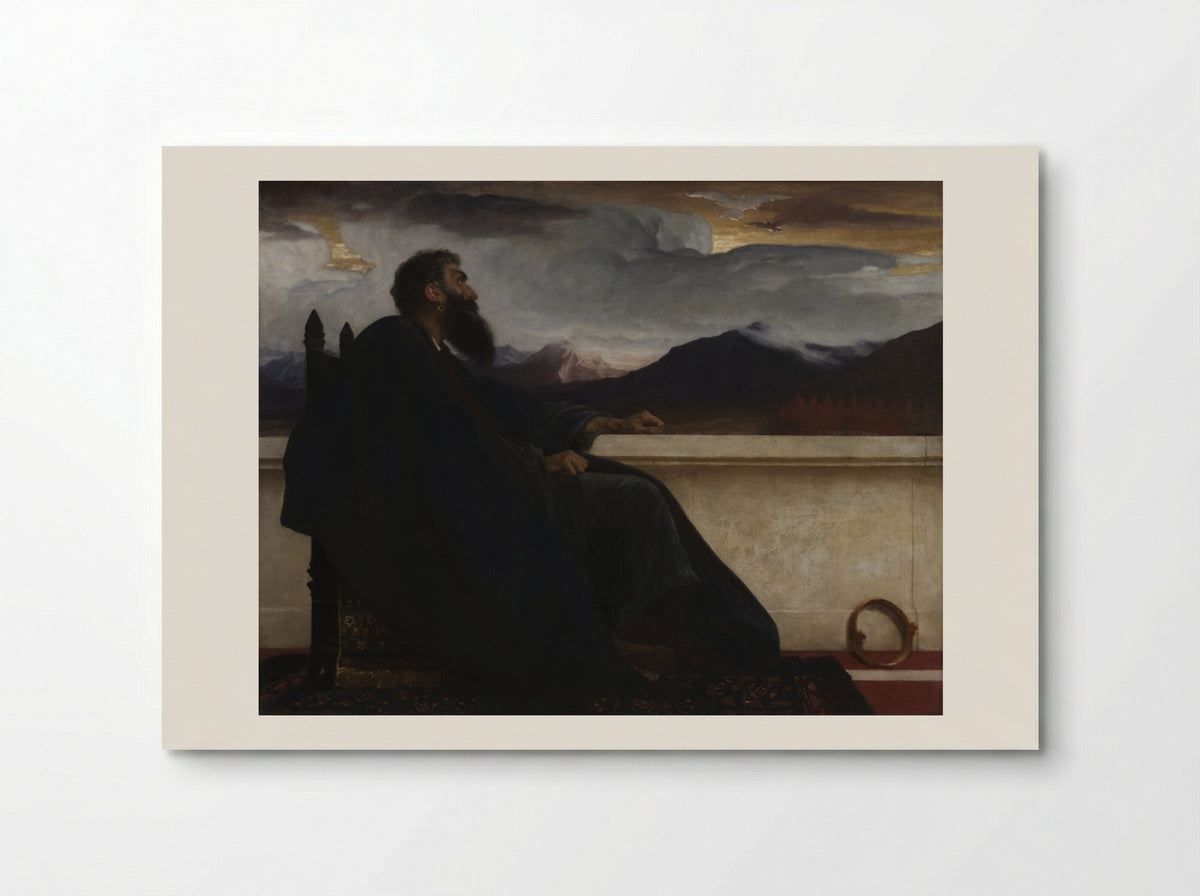 David: "Oh, that I had wings like a Dove!" - Frederic Leighton - Poster