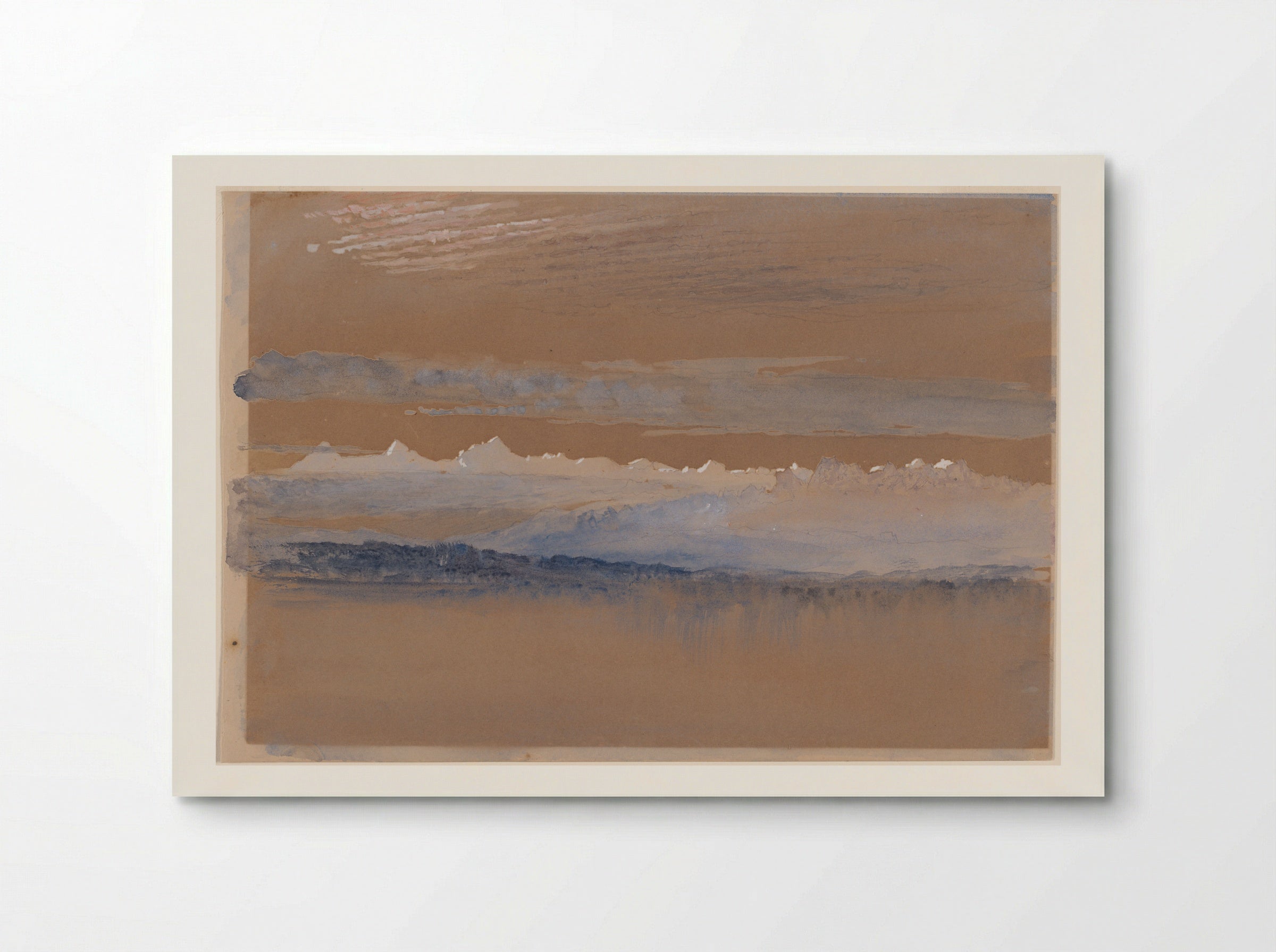 Dawn at Neuchâtel - John Ruskin - Poster