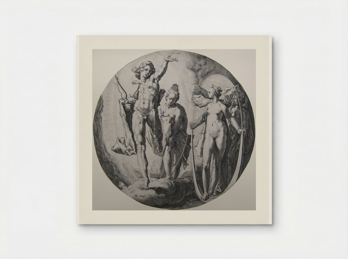 Day IV: The Creation of the Moon and the Stars - Jan Harmensz. Muller - Poster