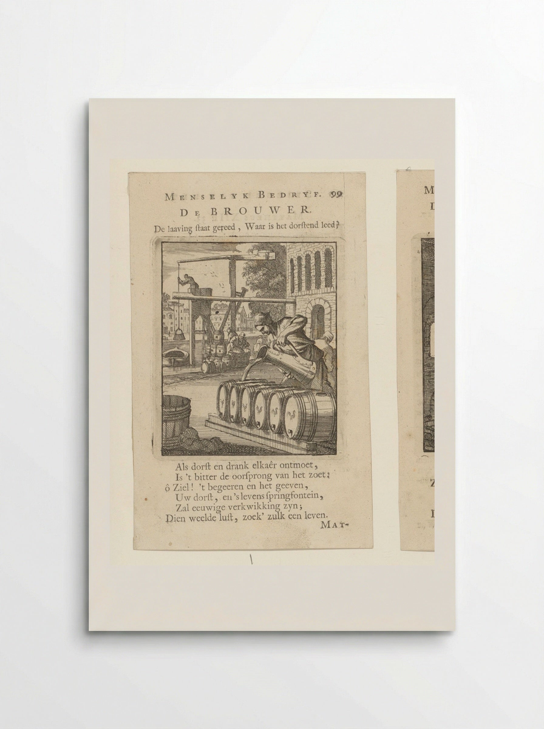De Brouwer - Cornelis van der Sys - Poster