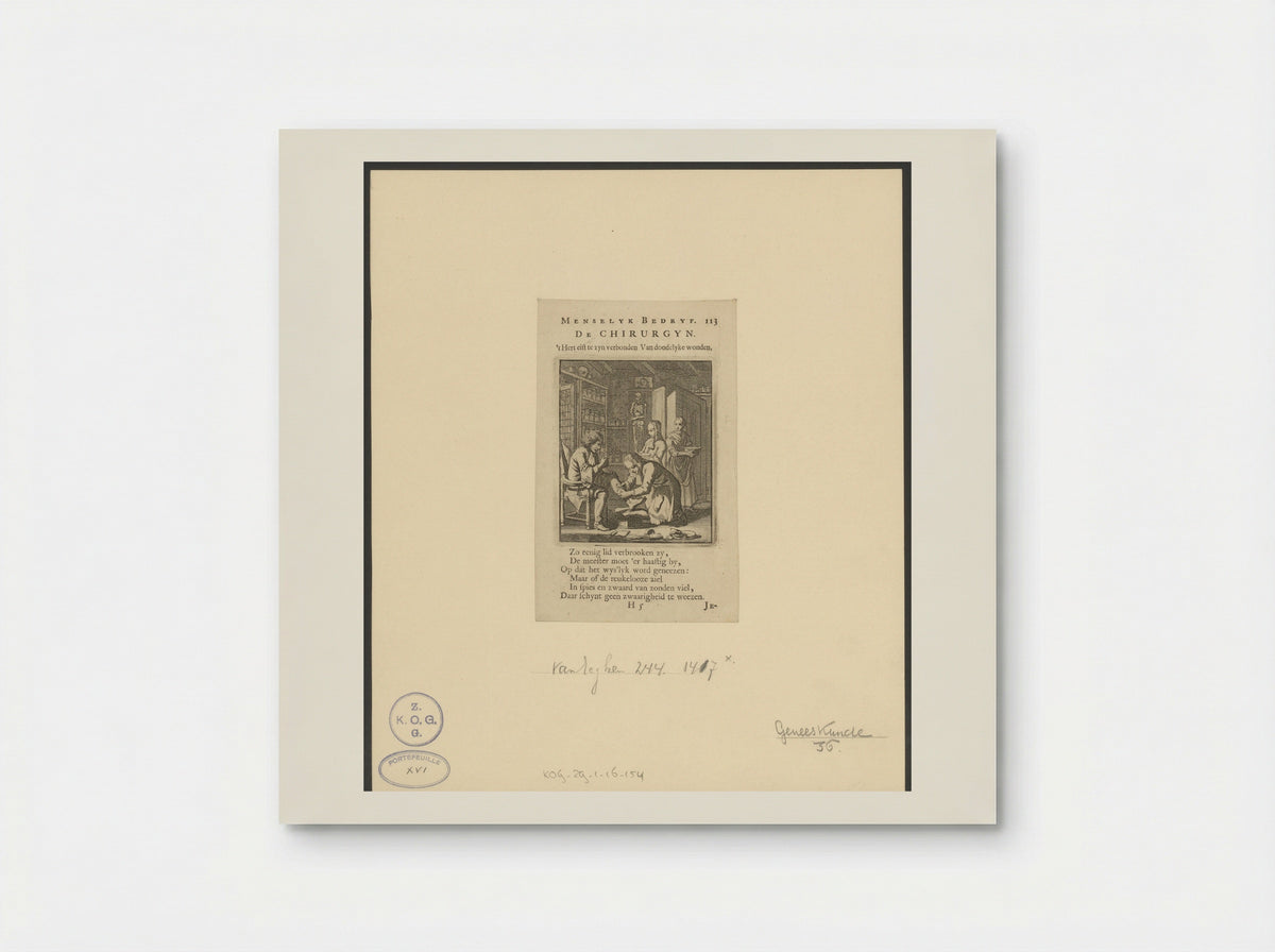 De Chirurgyn - Jan Luyken - Poster