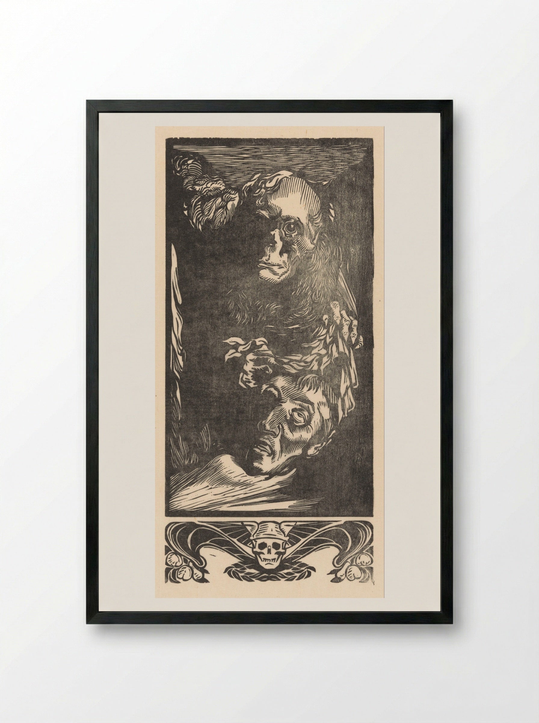 De Dood met afgehakt hoofd - Johannes Josephus Aarts - Framed Print Black