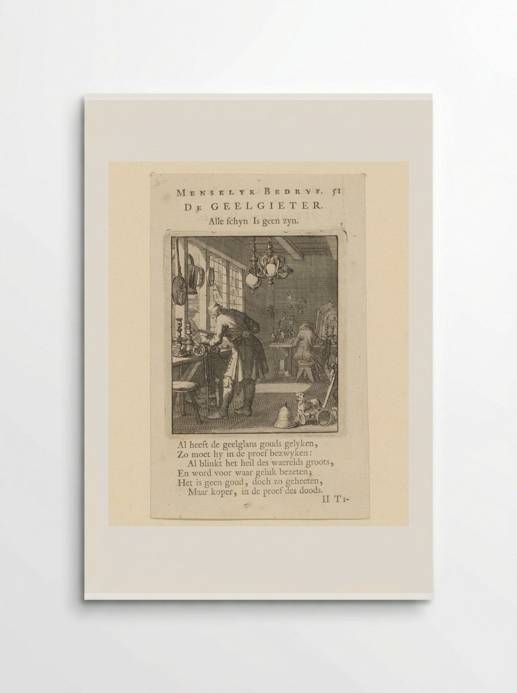 De Geelgieter (The Brass Founder) - Cornelis van der Sys - Poster