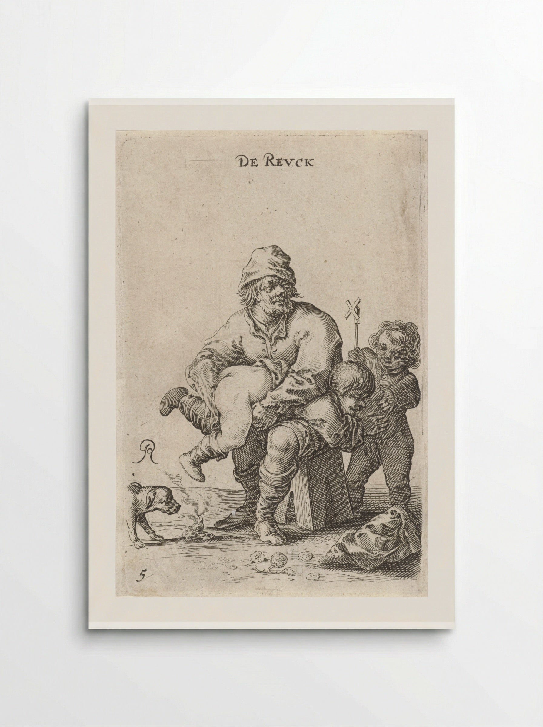 De Reuk (The Sense of Smell) - Salomon Savery - Poster