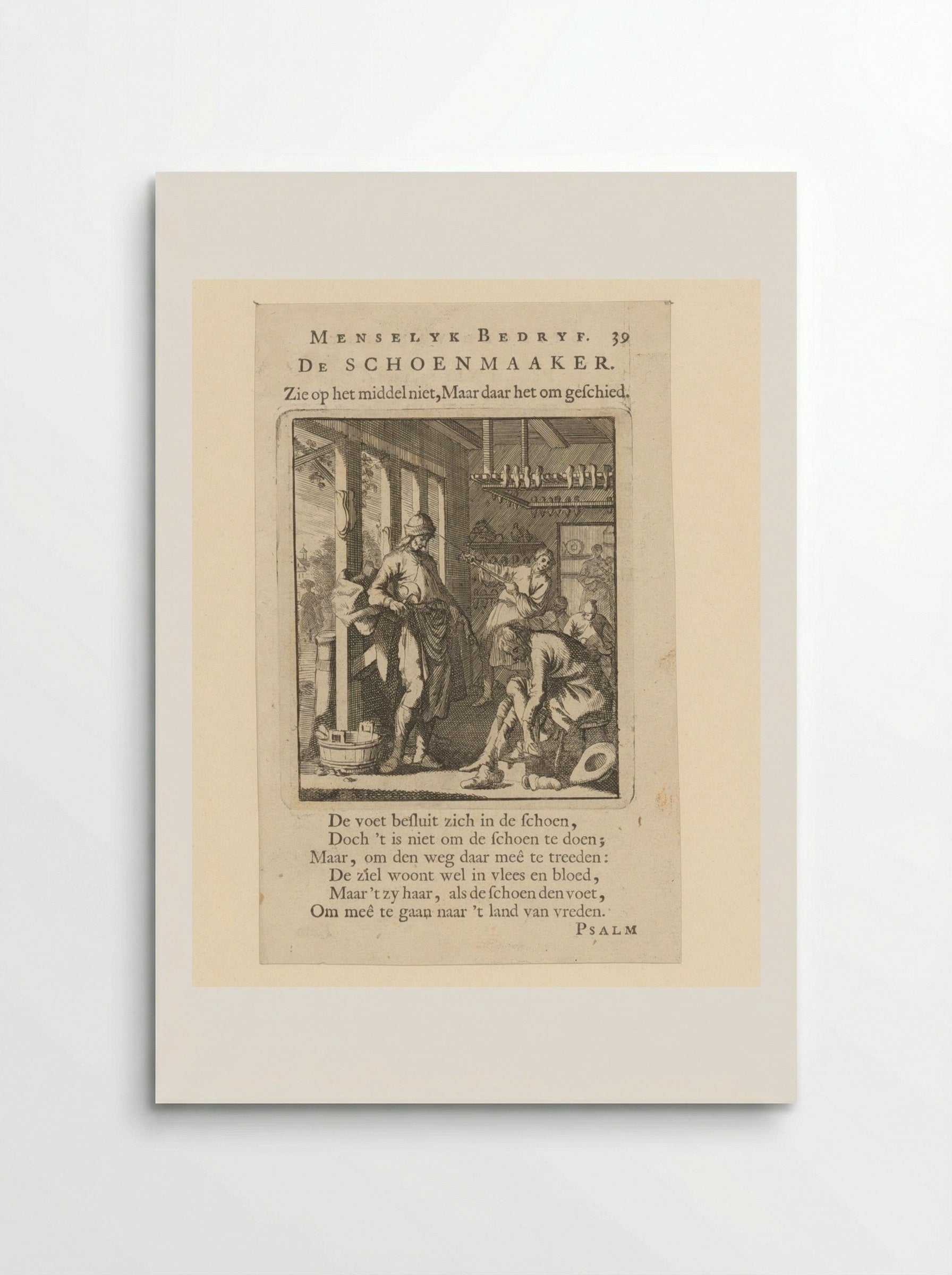 De Schoenmaker - Cornelis van der Sys - Poster