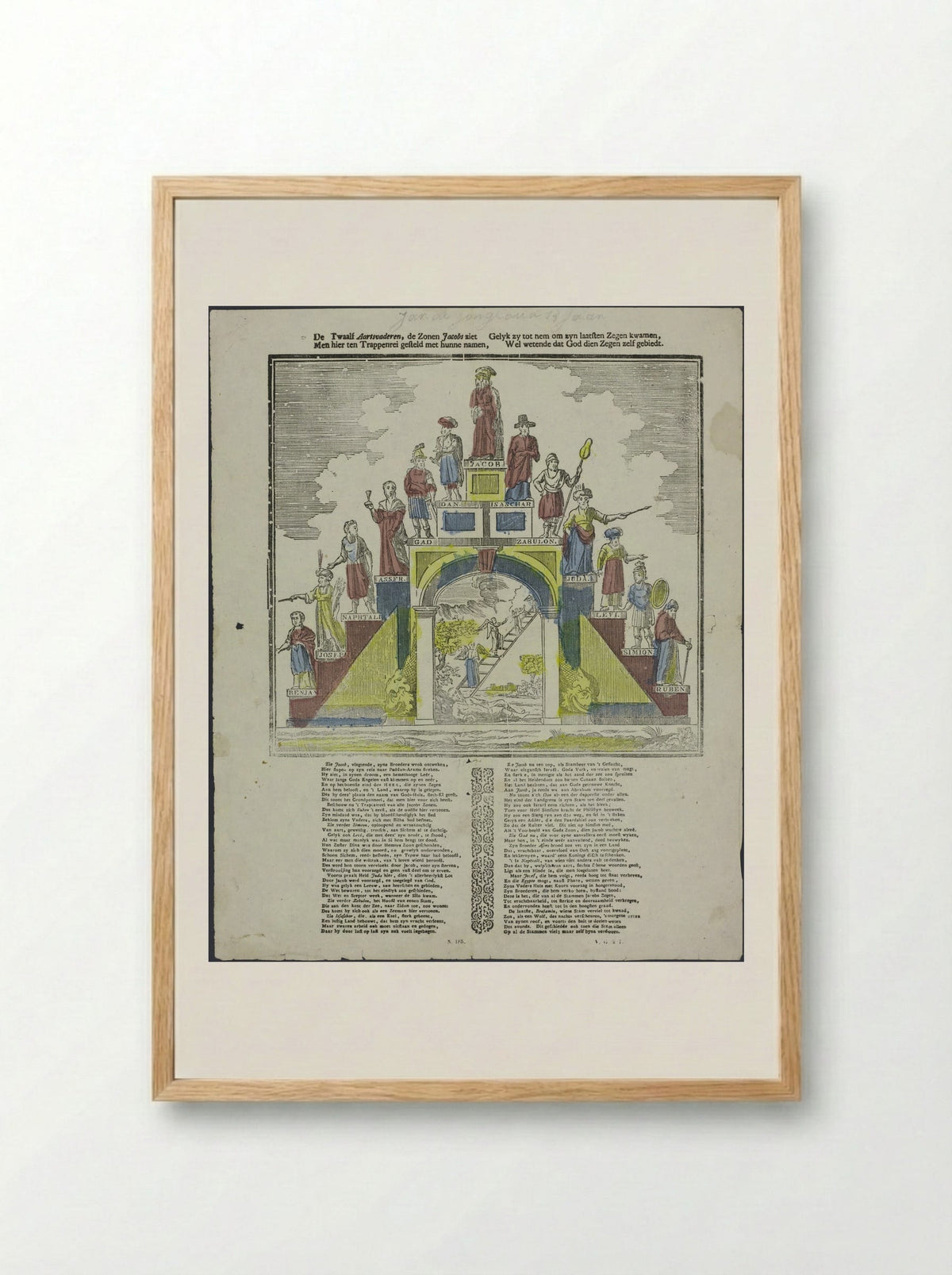 De Twaalf Aartsvaderen - Glenisson & Zonen - Framed Print Wood
