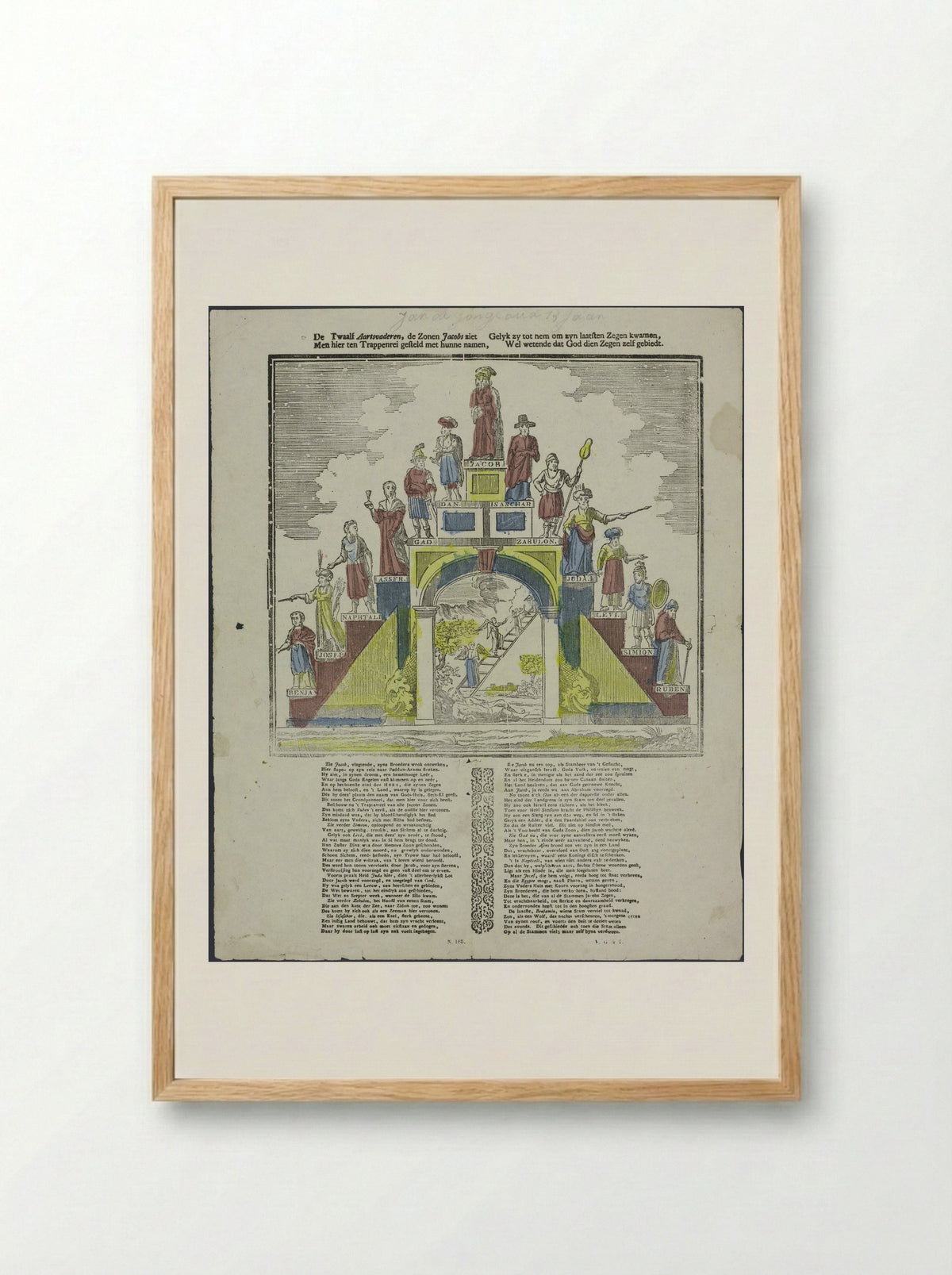 De Twaalf Aartsvaderen - Glenisson & Zonen - Framed Print Wood