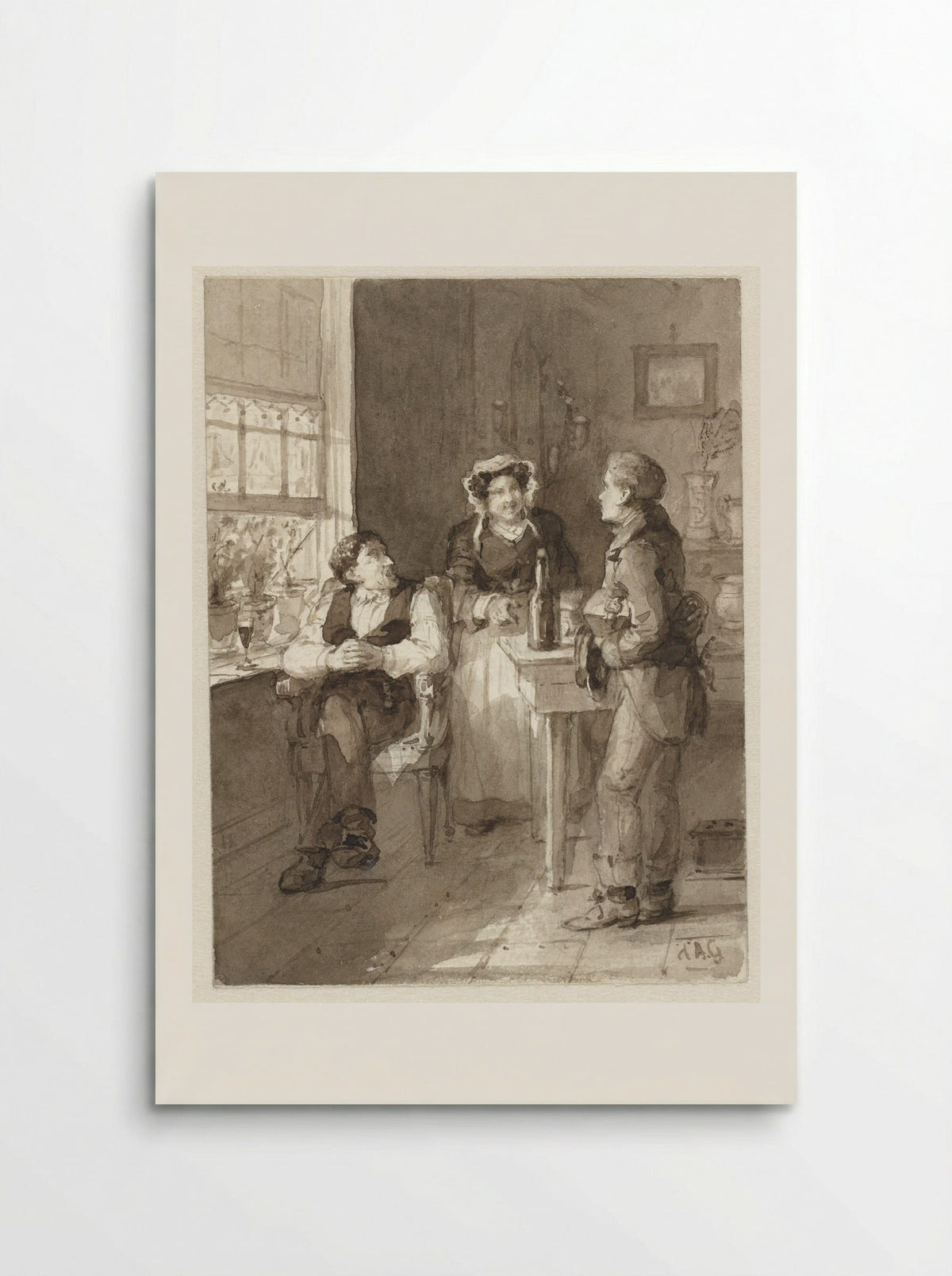 De boodschapper - Johannes Christiaan d' Arnaud Gerkens - Poster
