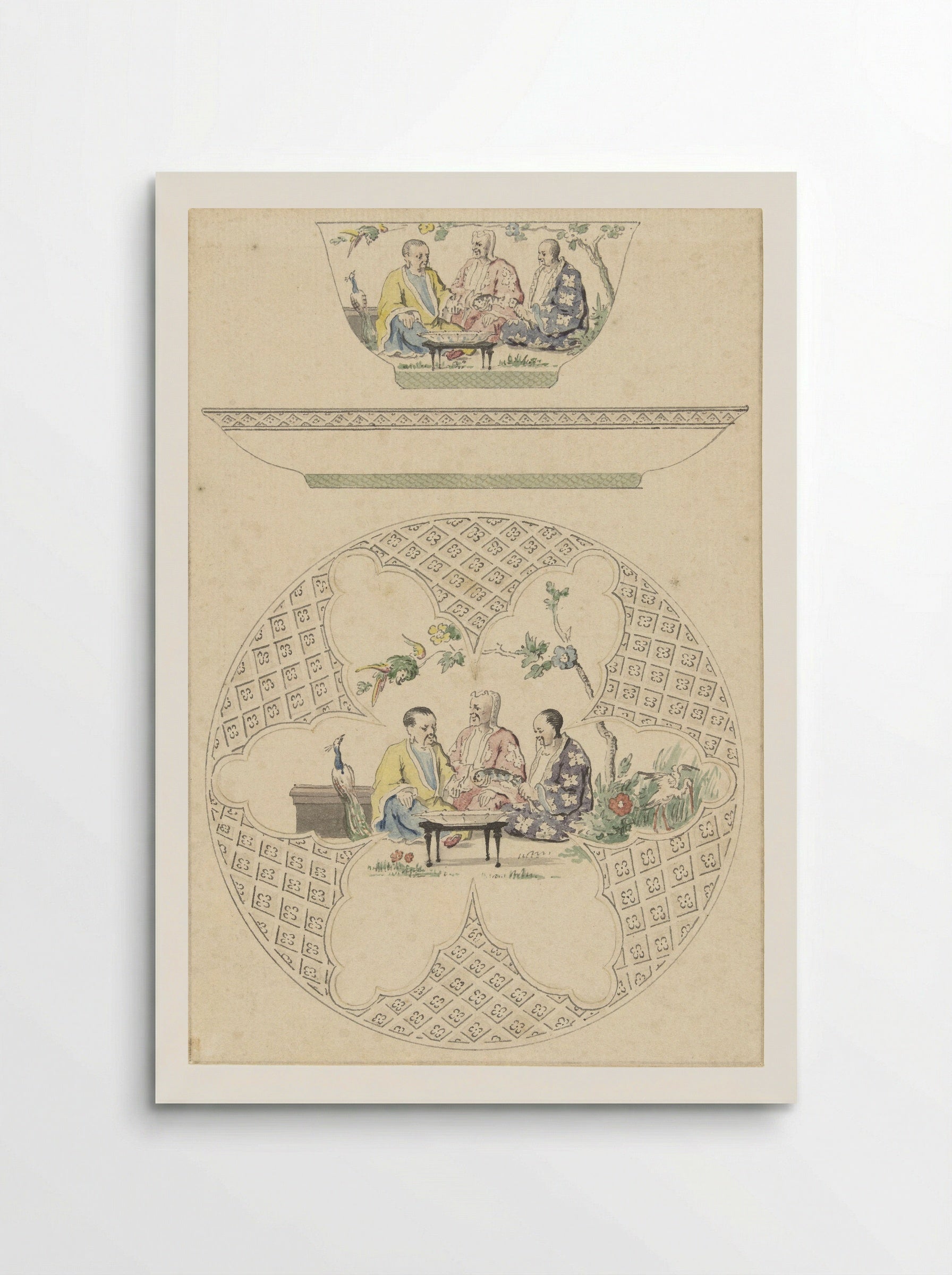 De doktersvisite aan de keizer - Cornelis Pronk - Poster